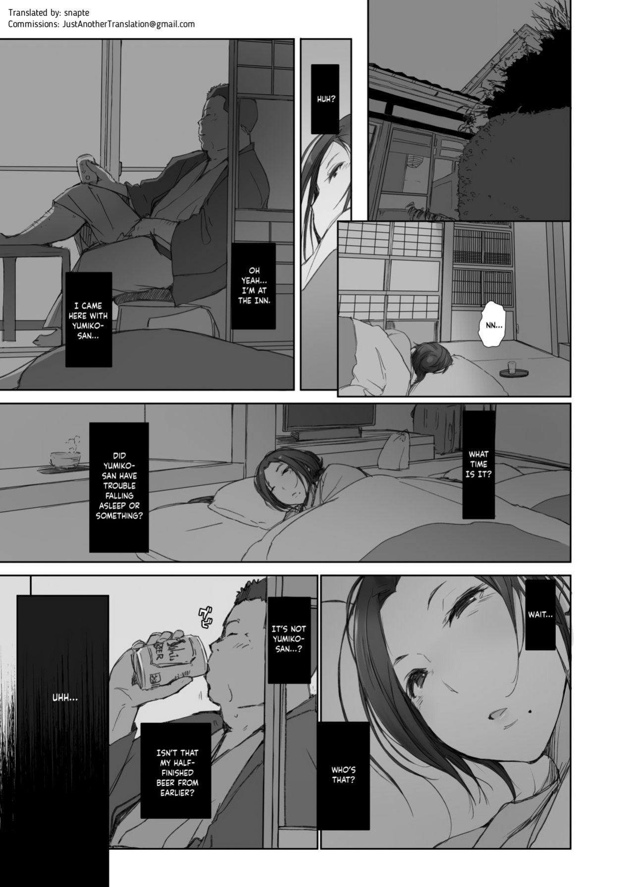 Hitozuma to NTR Chounai Ryokou -Futsukame + Netorareta Hitozuma to Netorareru Hitozuma