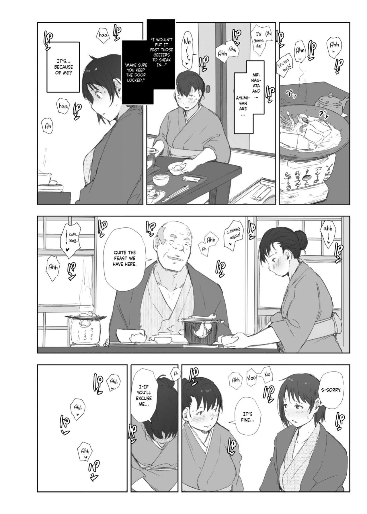 Hitozuma to NTR Chounai Ryokou -Futsukame + Netorareta Hitozuma to Netorareru Hitozuma