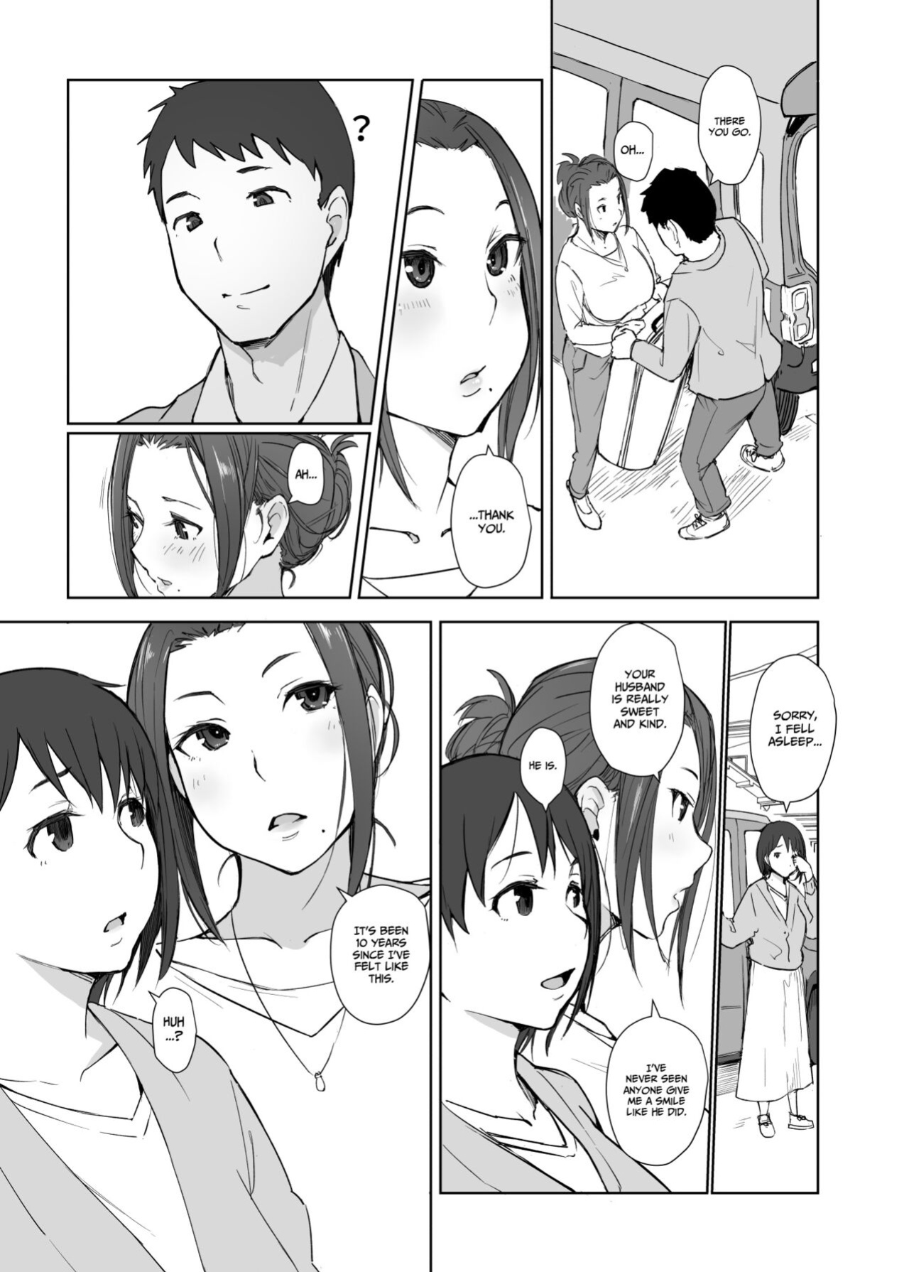 Hitozuma to NTR Chounai Ryokou -Futsukame + Netorareta Hitozuma to Netorareru Hitozuma