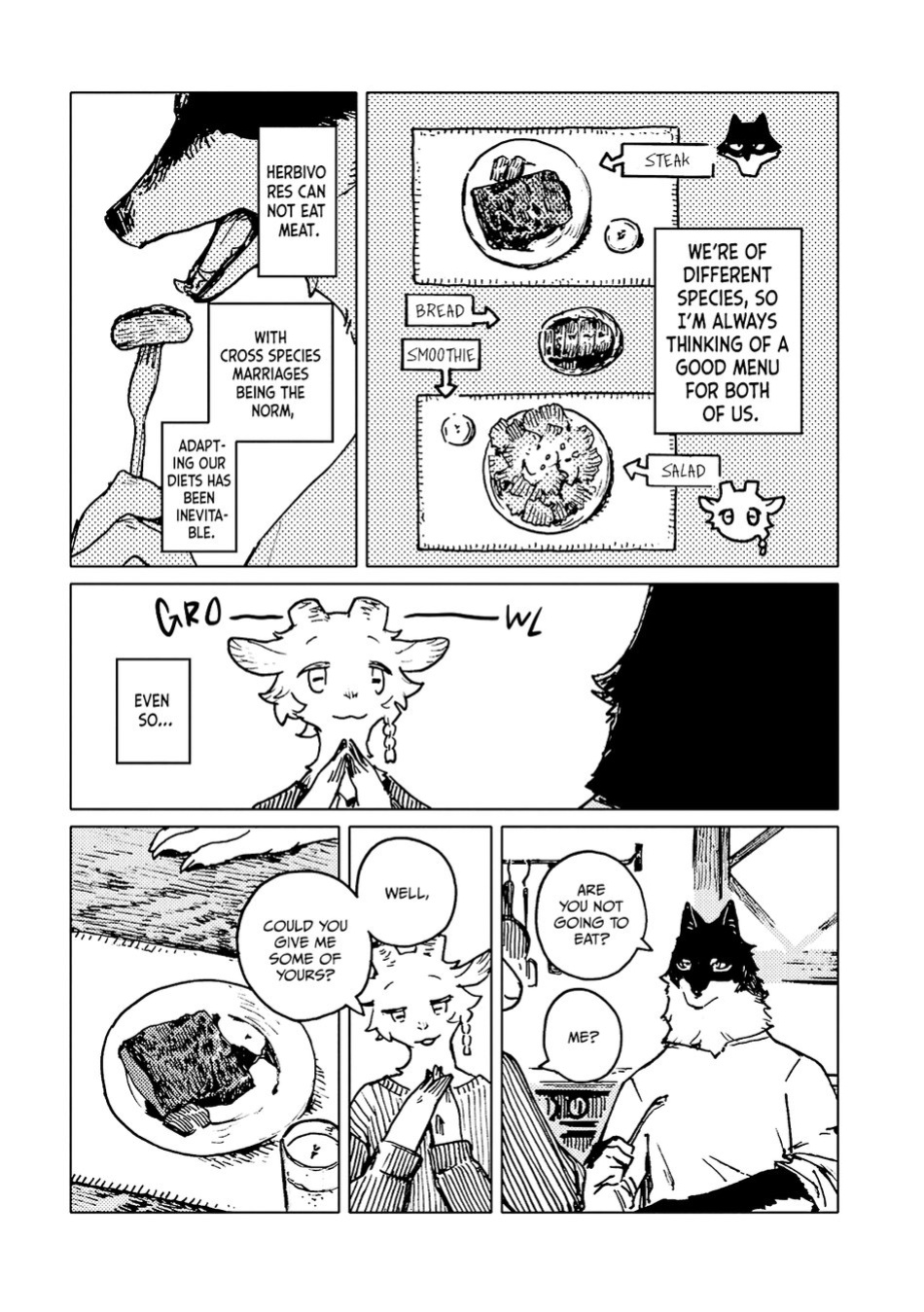 【Nagabe/ながべ】Goat-and-Wolfs-Table[ENGLISH]