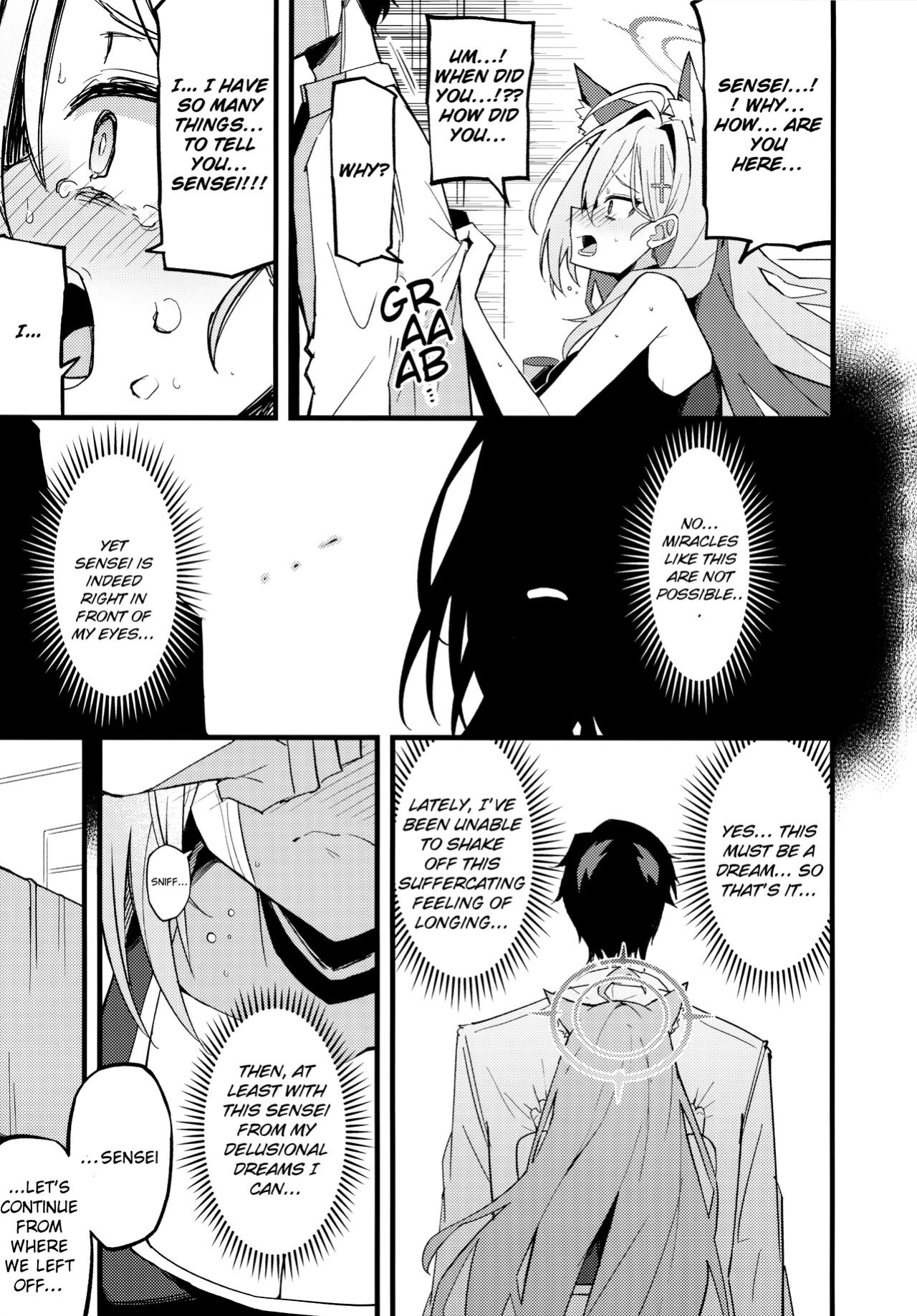 (C104) [Miracleburn (Himiya Zyo-zu)] Miren ga Aru to Sureba | If There Is Any Lingering Attachment (Blue Archive)