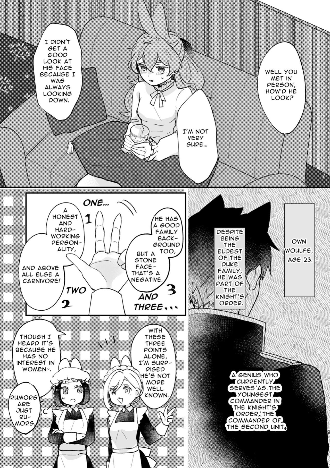 [Uwoichiba (Sabakan)] Usagi Reijou to Ookami Reisoku (Zenpen) | Omega Rabbit and Alpha Wolf (First Part)
