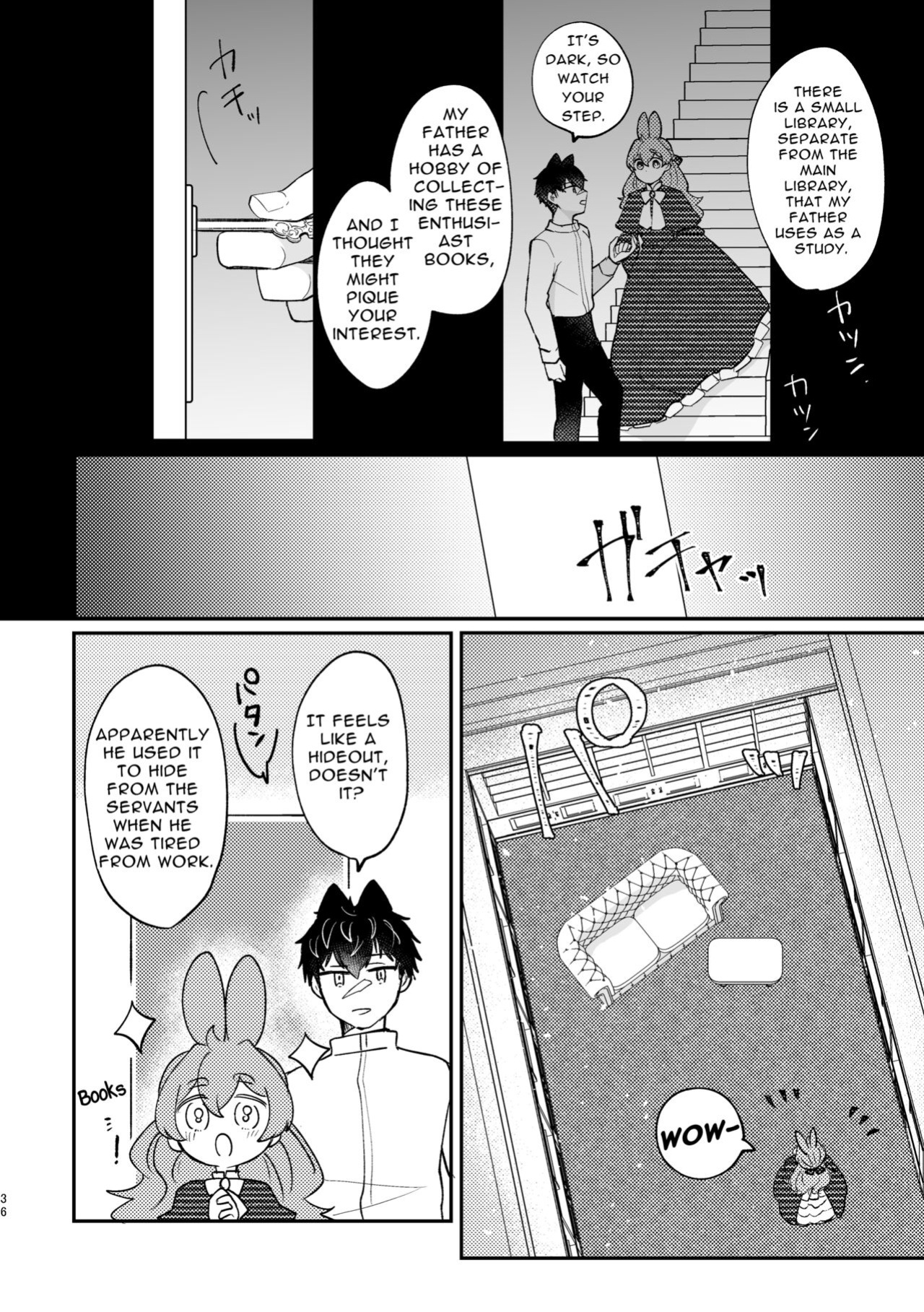 [Uwoichiba (Sabakan)] Usagi Reijou to Ookami Reisoku (Zenpen) | Omega Rabbit and Alpha Wolf (First Part)