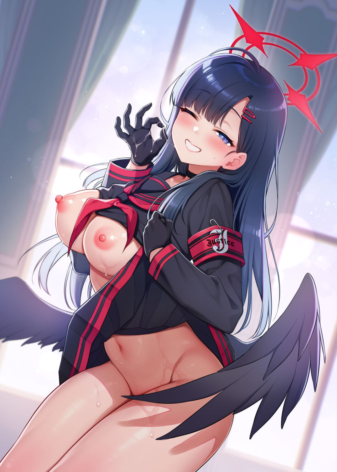 [K+W (sasachinn)] Sensei, Kyou mo Kore no Jikan ssu yo | Sensei, It's Time for You to Cum Today Too ♡ (Blue Archive) [Frankie M]