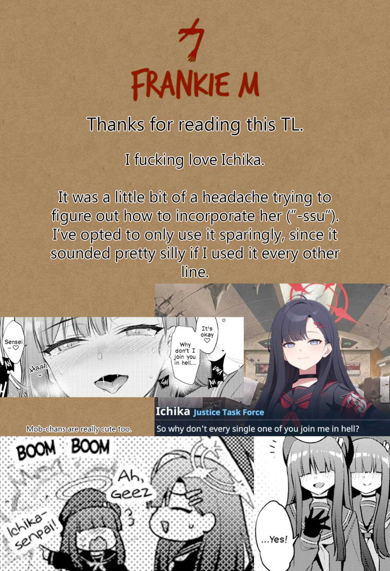 [K+W (sasachinn)] Sensei, Kyou mo Kore no Jikan ssu yo | Sensei, It's Time for You to Cum Today Too ♡ (Blue Archive) [Frankie M]
