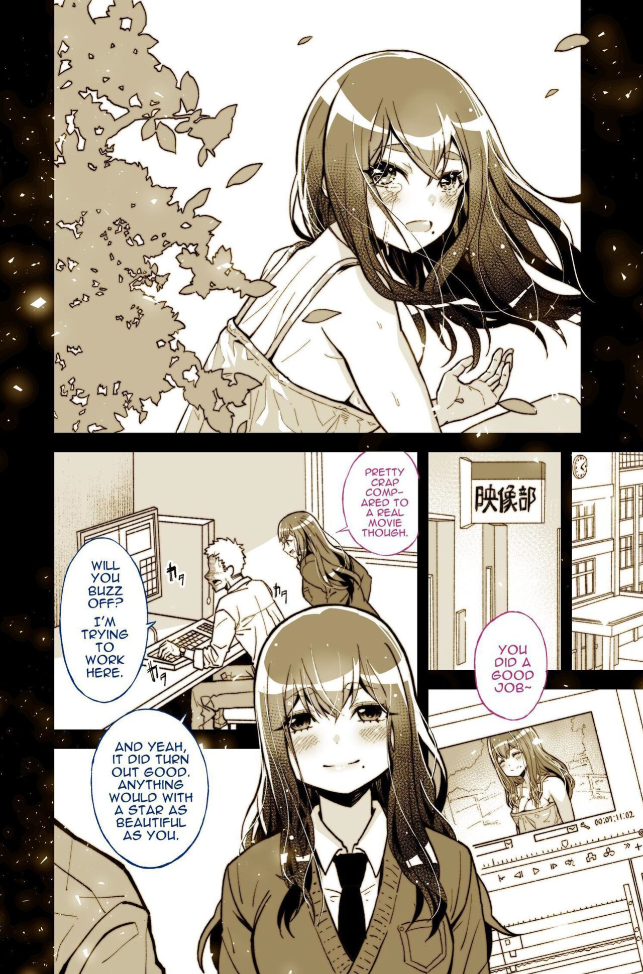 [Yoshio Ereki] Daisuki datta Senpai ga AV Haiyuu da nante Gaman dekiru to Omoimasu ka (Muri datta!!) | Do You Think I Can Tolerate That The Girl I Loved Became A Porn Actress? (No Way!!) [Darg777 Translations]