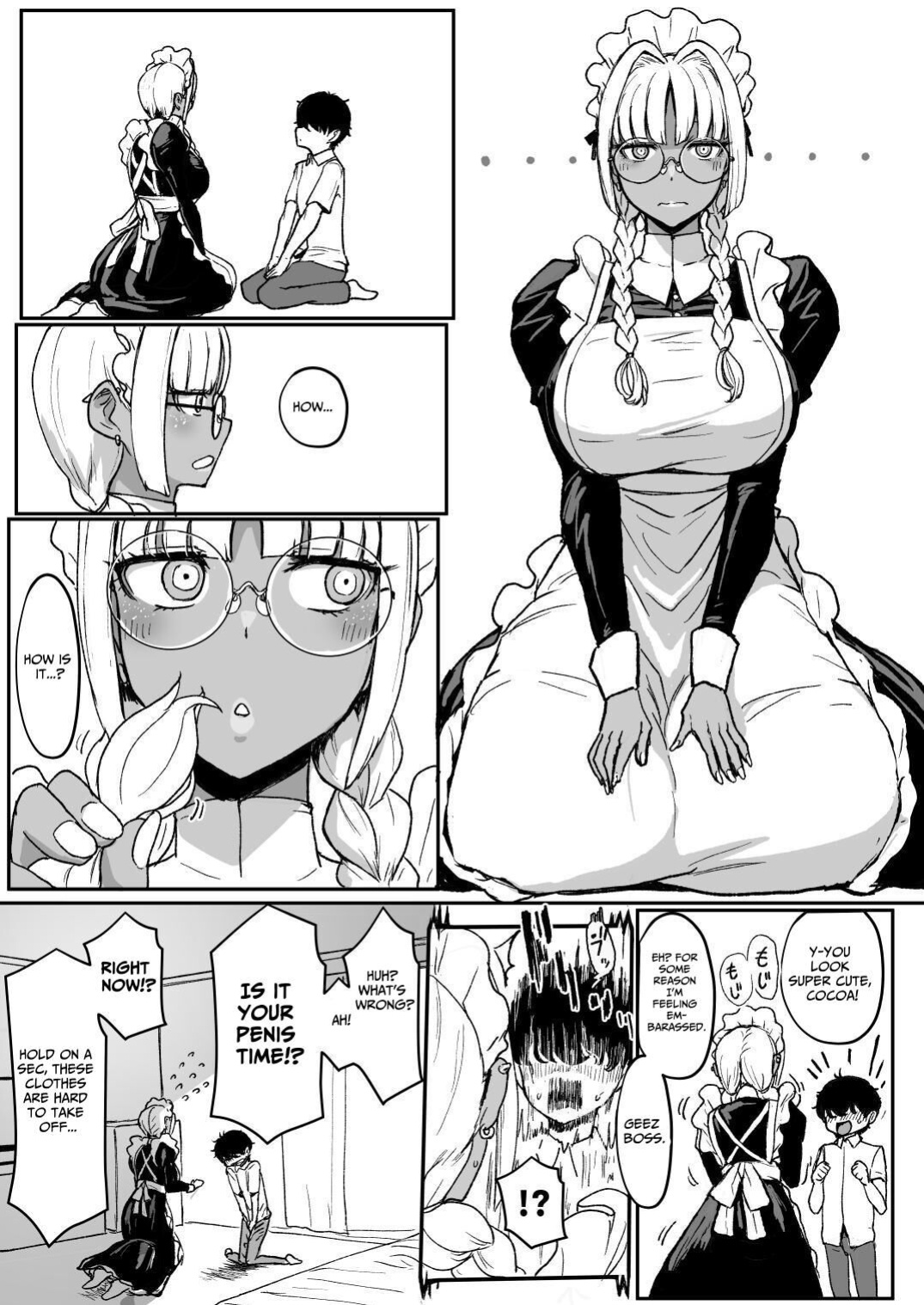 [NOSEBLEED (Miyamoto Issa)] Kuro Gal Maid Inma, Goshu O Kuu. 3 | Kuro-Gyaru Succubus Maid Devours Her Master 3 [Benri]