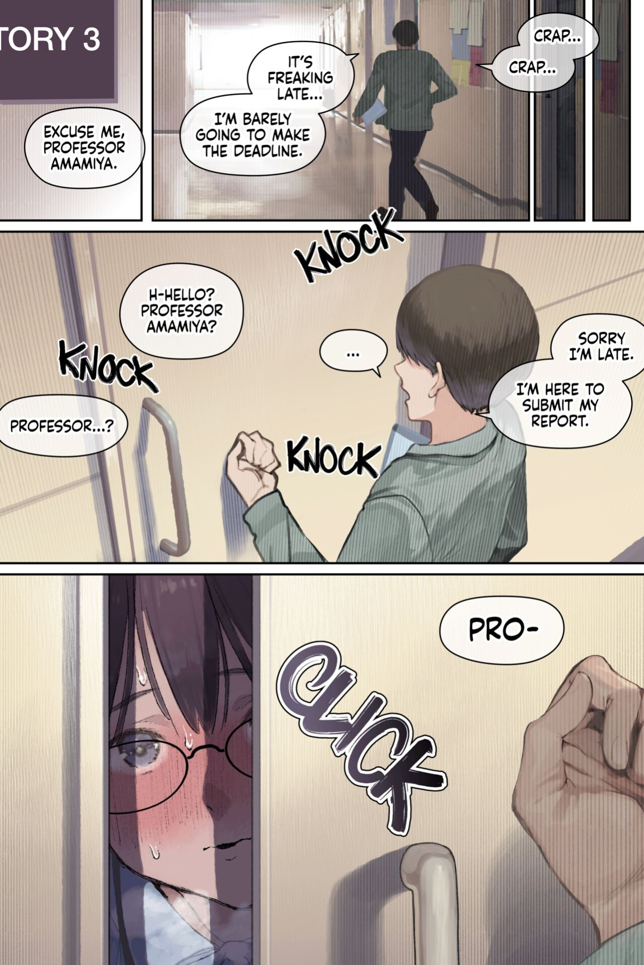 [Yomoda Yomo] Intelli Hitozuma Amamiya Touko Sensei no Hatsujou | Touko Amamiya: Wife, Scholar, Professor in HEAT [Artistan]