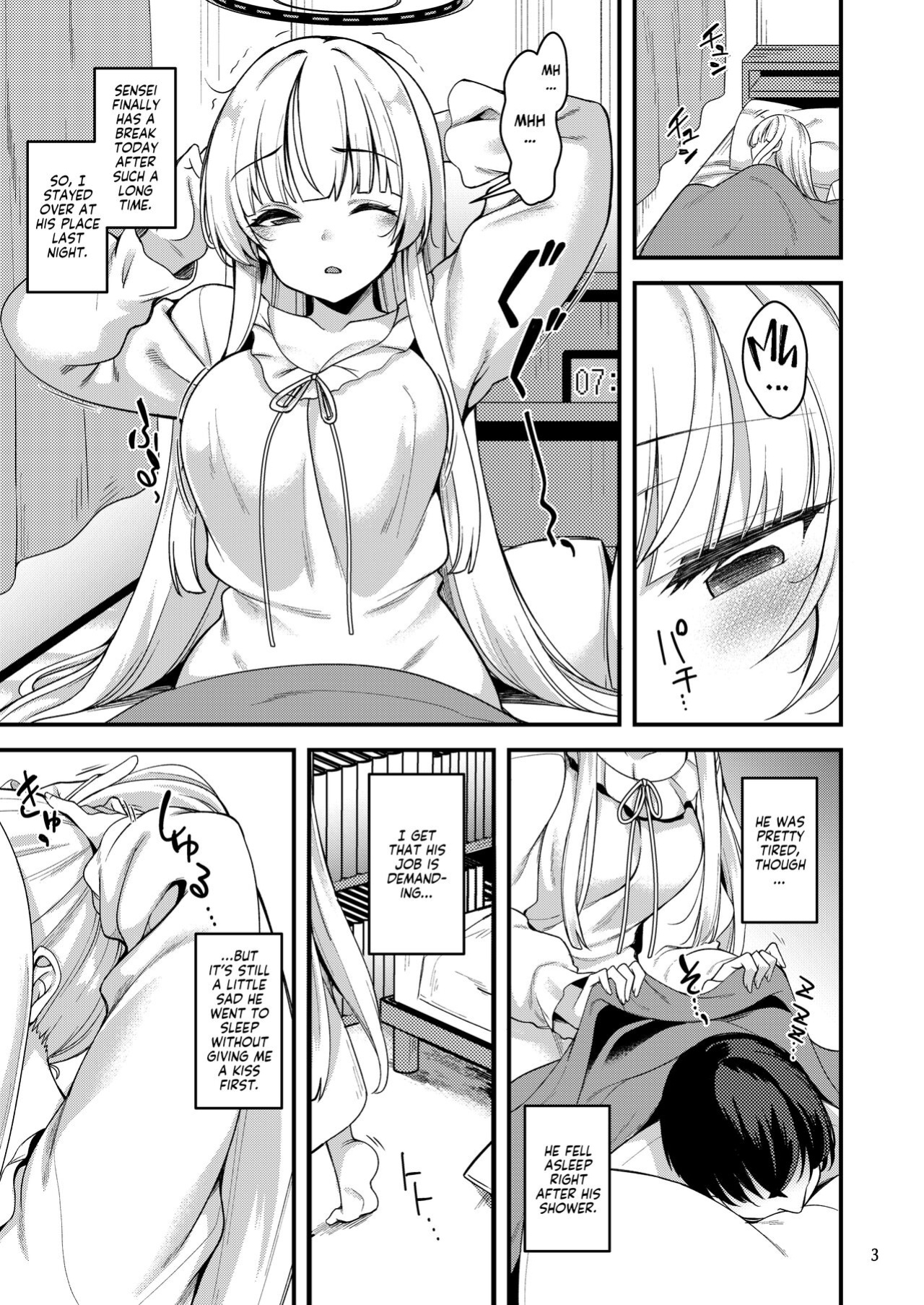 Ryuukakusan Nodoame (Gokubuto Mayuge)] Sensei Issho ni Oyasumi Shimasen ka | Sensei, Would You Like to Sleep Together? (Blue Archive) [Team Rabu2]
