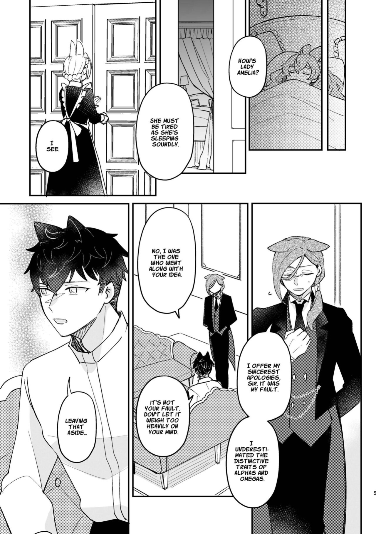 [Uwoichiba (Sabakan)] Usagi Reijou to Ookami Reisoku (Kouhen) | Omega Rabbit and Alpha Wolf (Second Part) [星ニール]