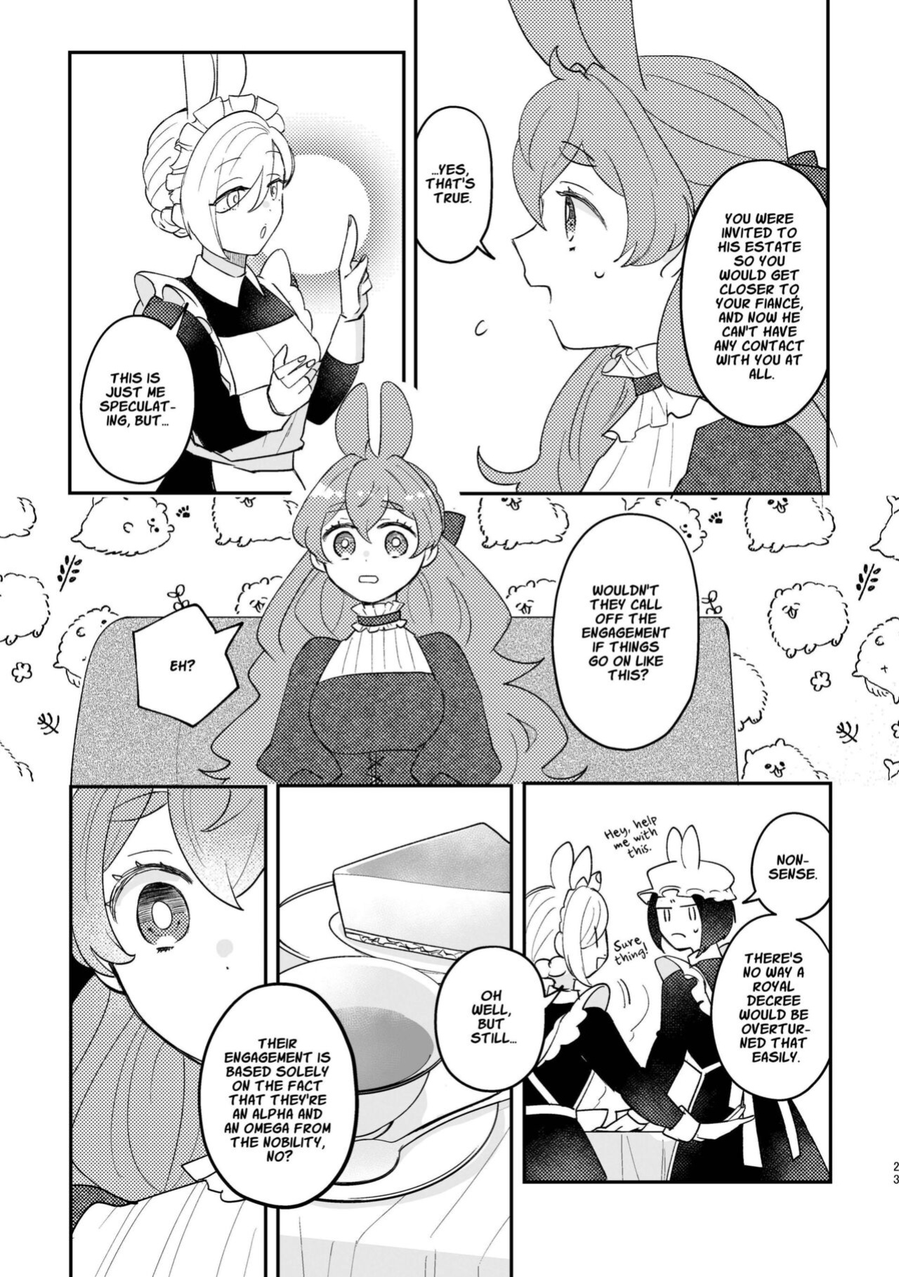 [Uwoichiba (Sabakan)] Usagi Reijou to Ookami Reisoku (Kouhen) | Omega Rabbit and Alpha Wolf (Second Part) [星ニール]