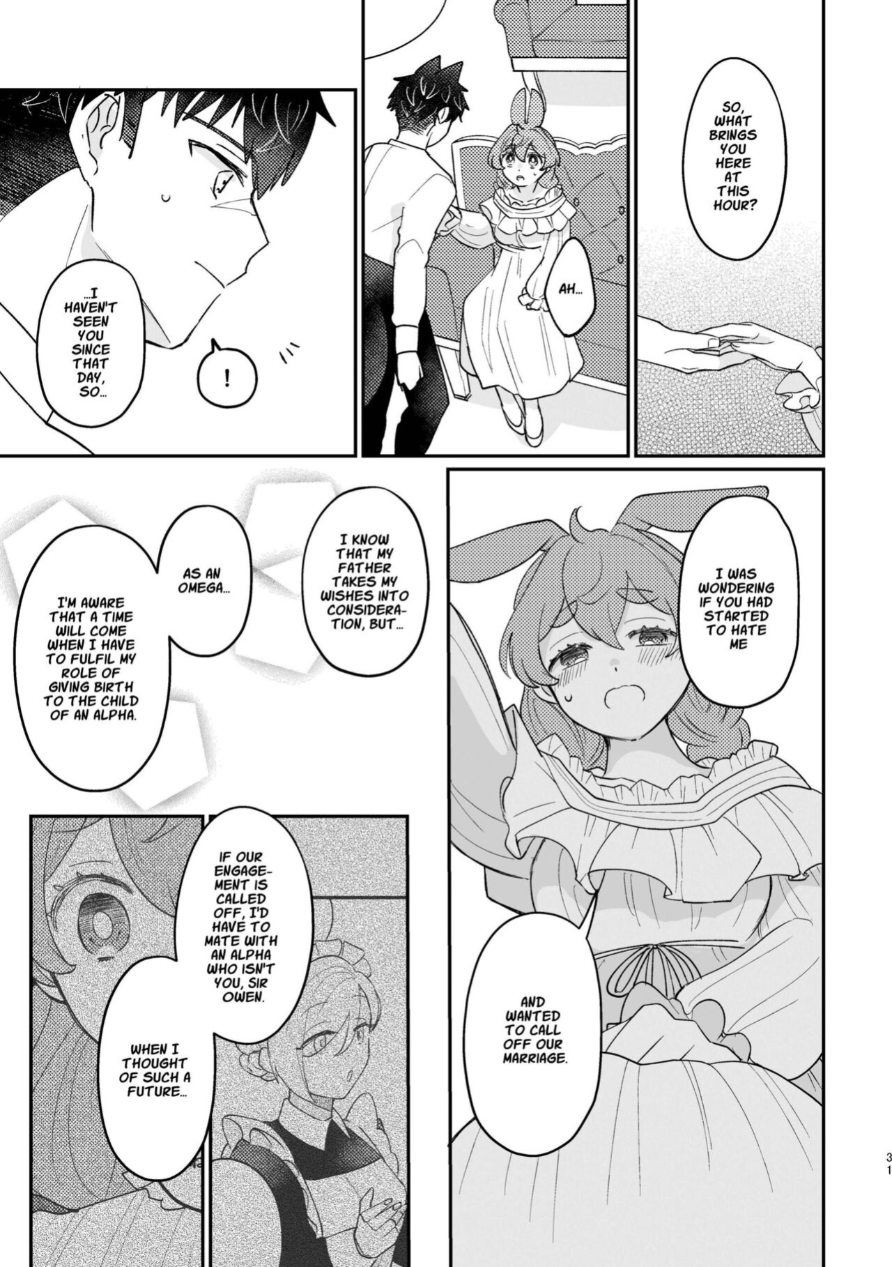 [Uwoichiba (Sabakan)] Usagi Reijou to Ookami Reisoku (Kouhen) | Omega Rabbit and Alpha Wolf (Second Part) [星ニール]