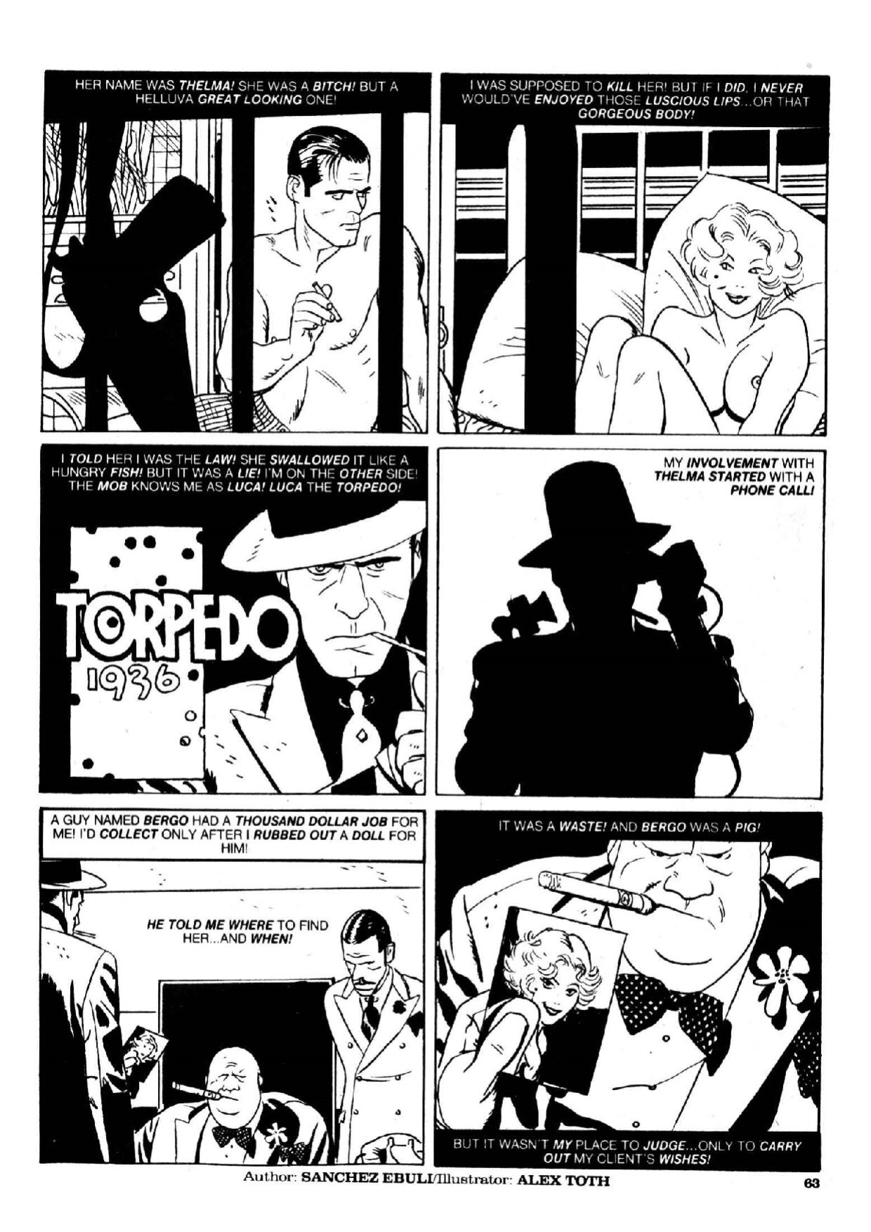 [Alex Toth, Jordi Bernet] Torpedo (Vampirella Magazine)