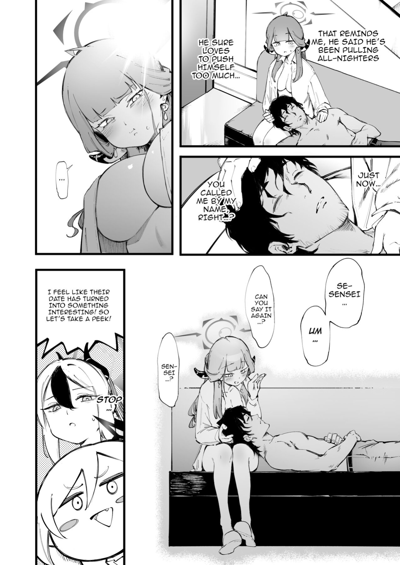[Metsuki Warui Kyoudan (Suruga Kuroitsu)] Suki da yo Rikuhachima | I Love You, Rikuhachima (Blue Archive)