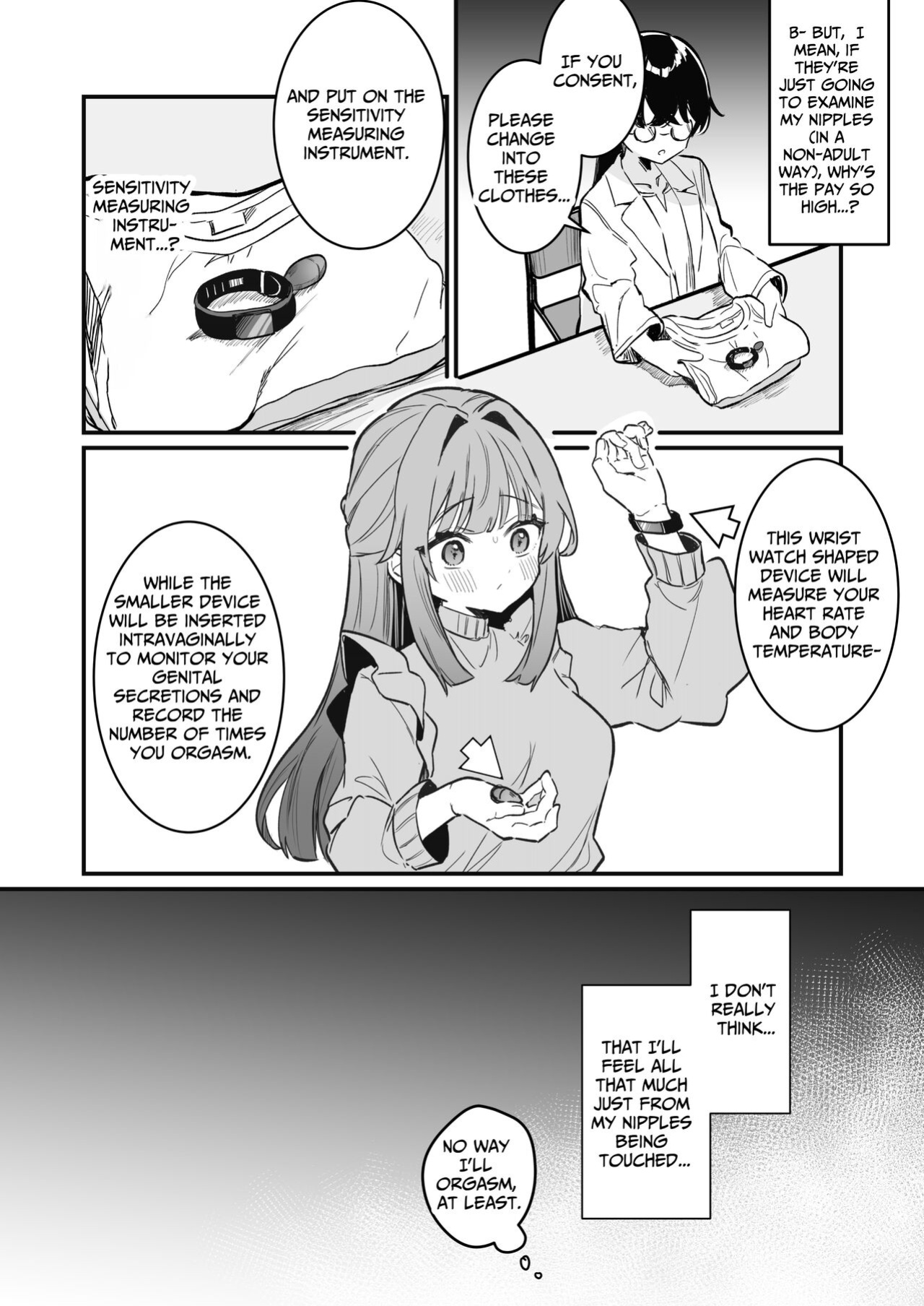 [Grand Plié. (Erohamuchan)] Chikubi Kando Chousa, Hajimemasu