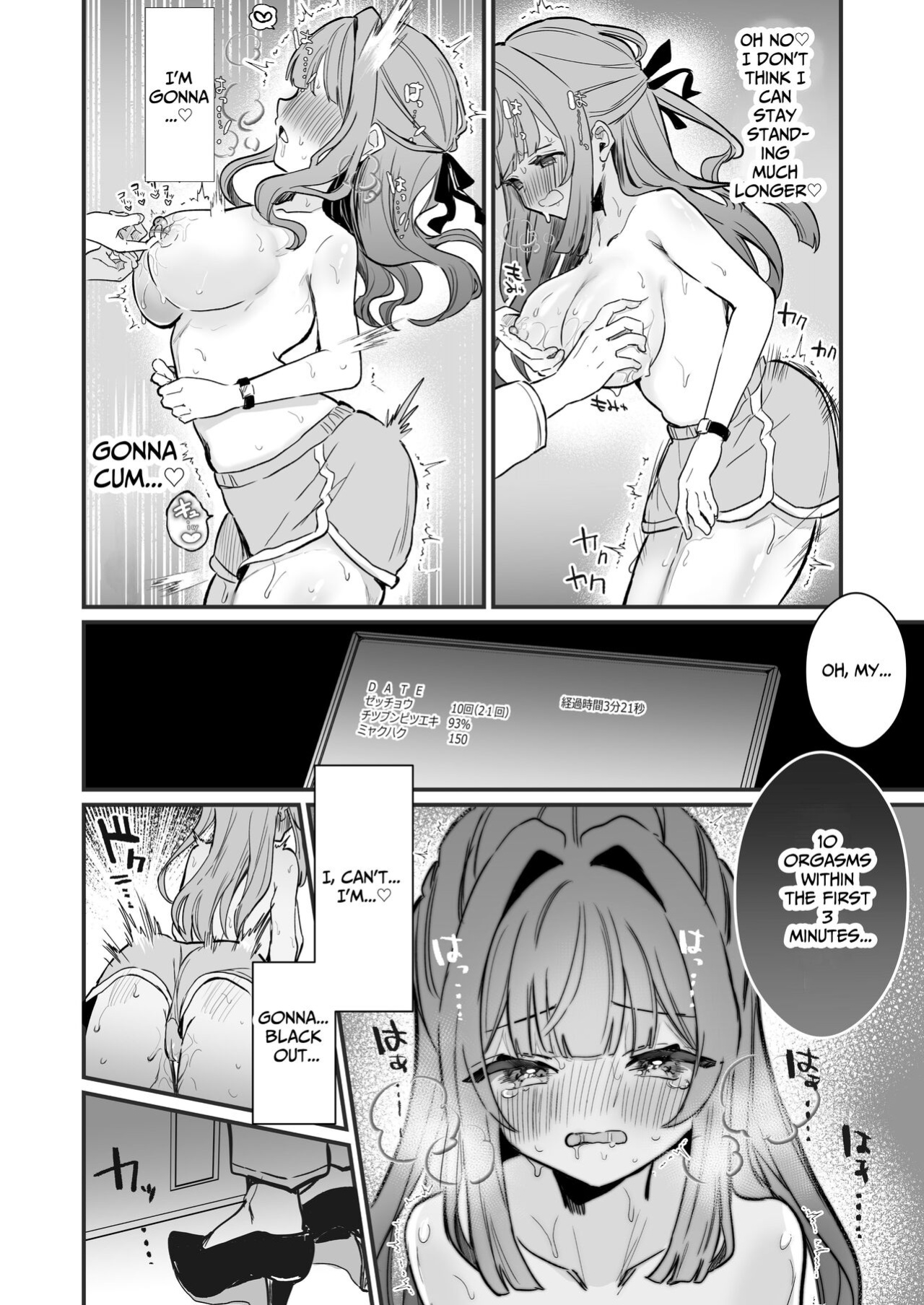 [Grand Plié. (Erohamuchan)] Chikubi Kando Chousa, Hajimemasu