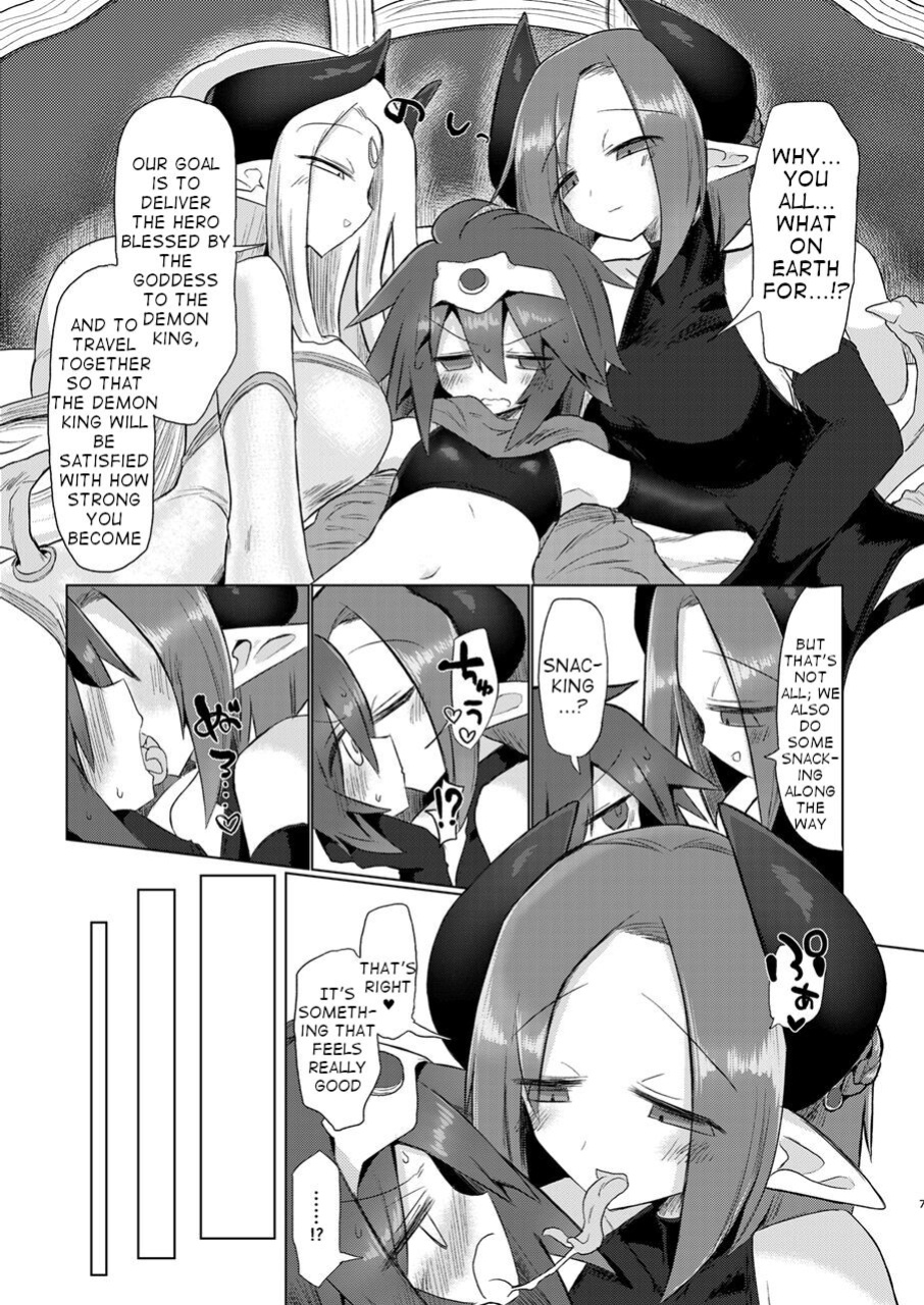 [Shadan Katsudoh (Kyuusuikei)] Onna Inma Nanode Onna Yuusha-sama Osoi Masu!!