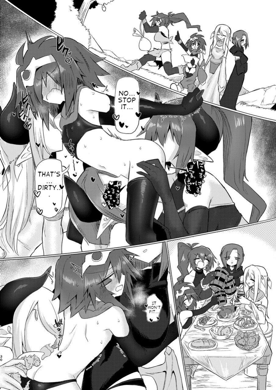 [Shadan Katsudoh (Kyuusuikei)] Onna Inma Nanode Onna Yuusha-sama Osoi Masu!!