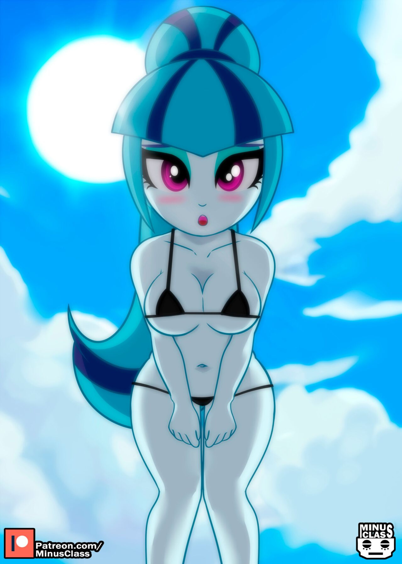 The dazzling in swimsuit by artist minusclass