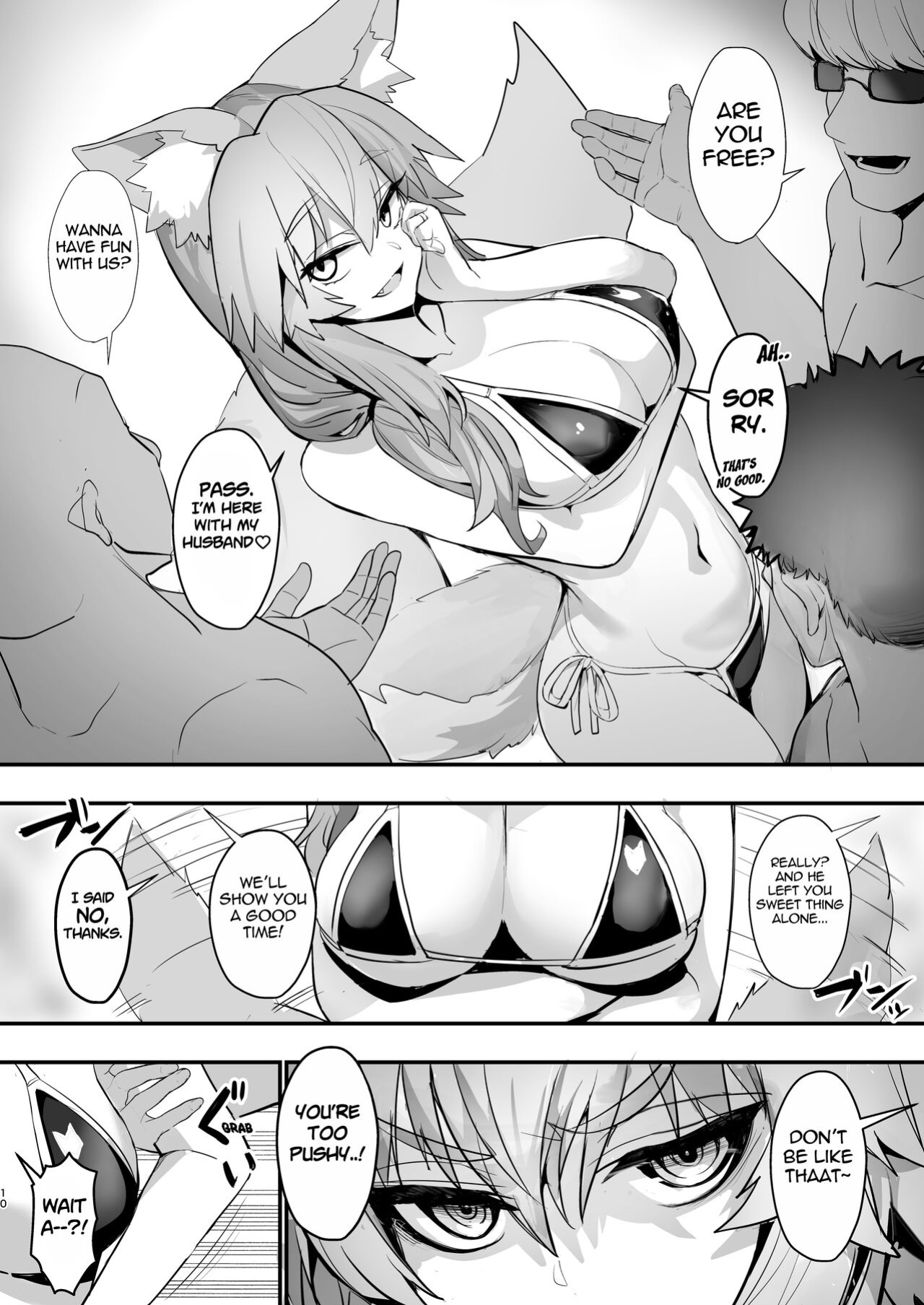 [Yamitsuki Honpo (Wise Speak)] Manatsu no Pool Date Tamamo-chan (Fate/Extra) {Mant}