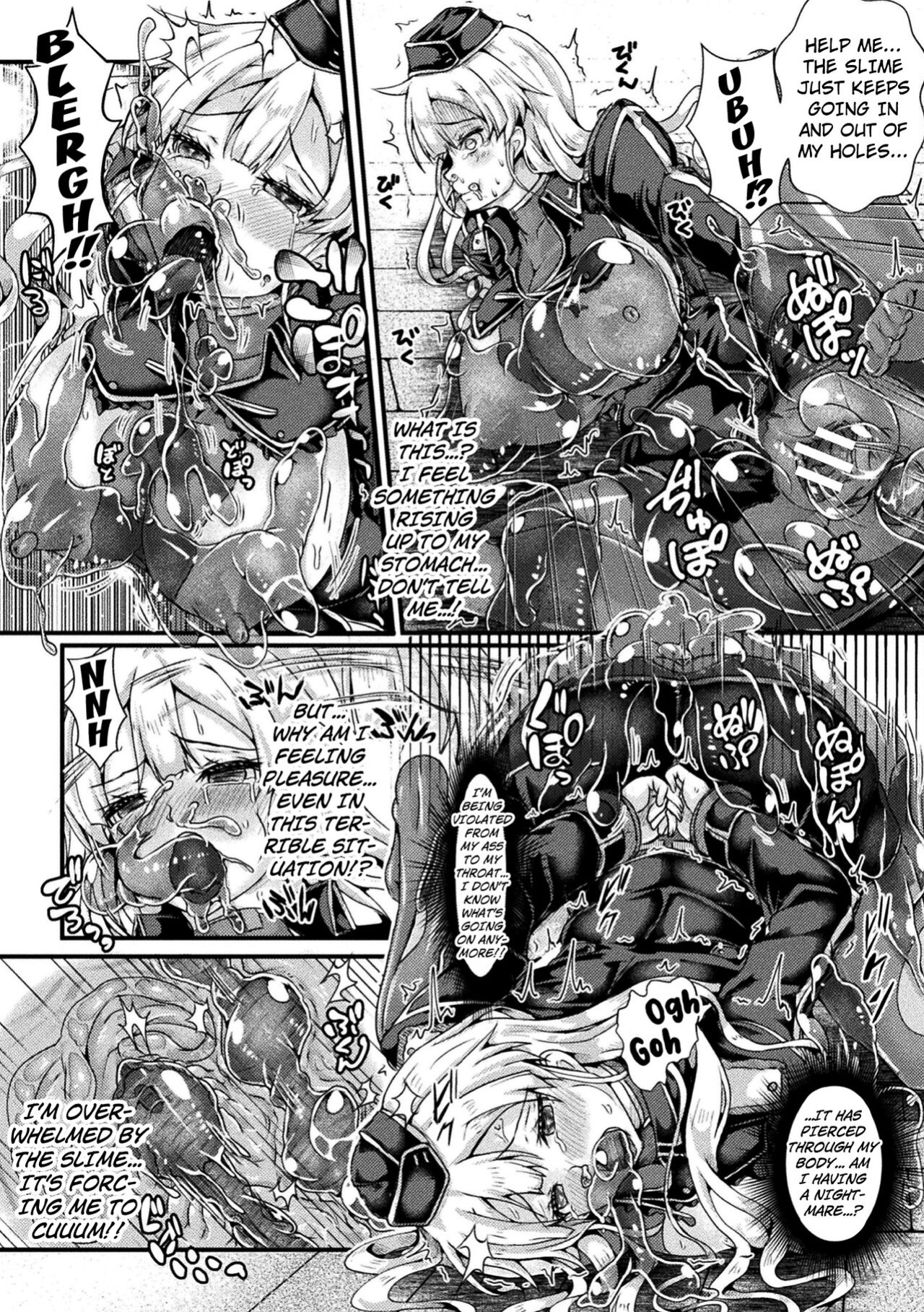 [Misakana] Obscene Muddy Interrogation ~Slime Rack~ (2D Comic Magazine Slime Kan Futaana Zeme de Funshutsu Acme! Vol. 1) [Digital[ [Kuraudo]