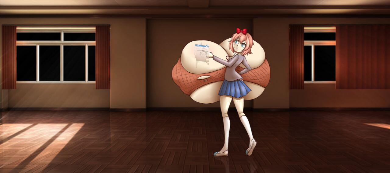 [Metachoke] Sayori's booby madness (DDLC)