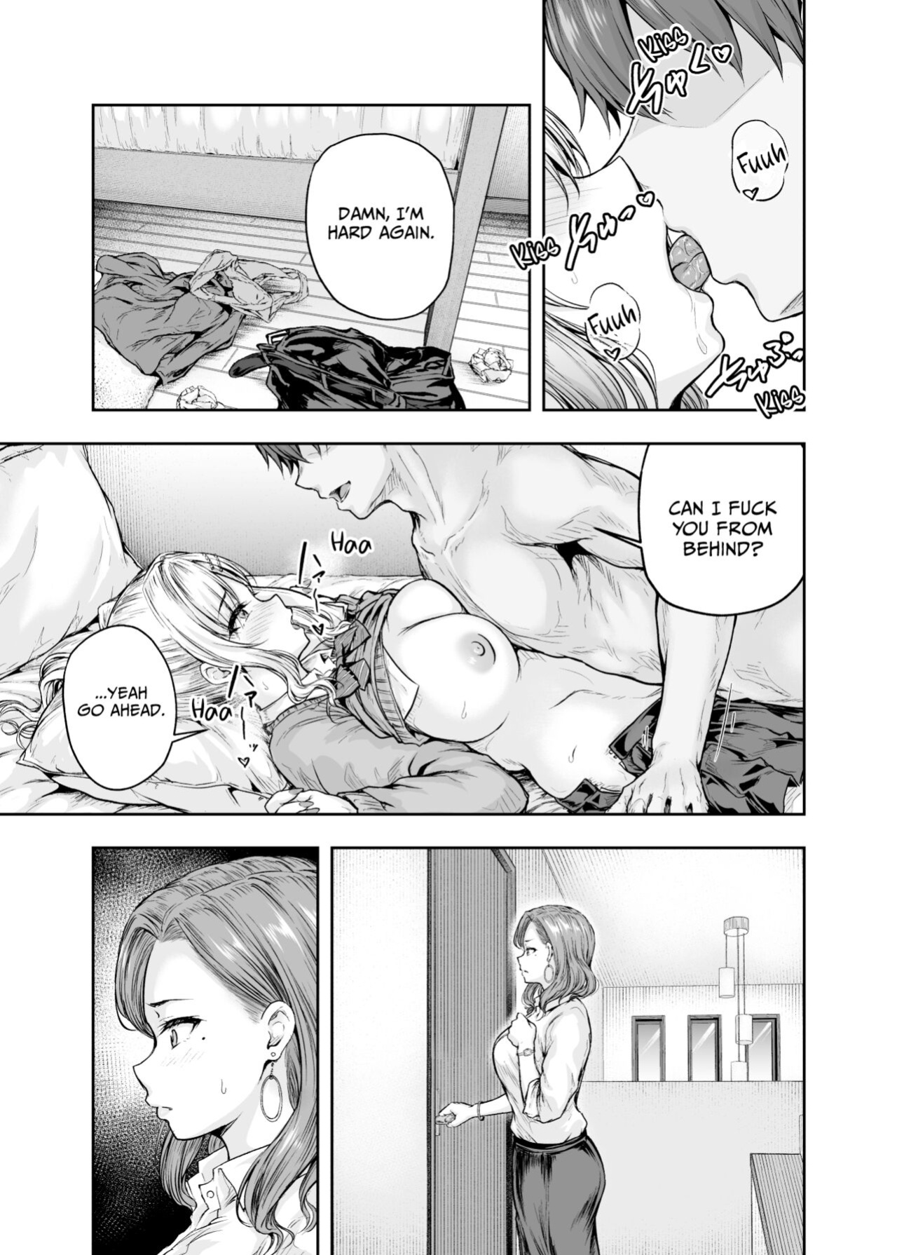 [Sazareito (Ohnaka Ito)] Mama ga Muchuu na Musume no Kareshi 1 - Kono Chinpo wa Kyouikujou Yoroshikunai node Mama ga Shori Shimasu. [Vivid Rabbit Translation]