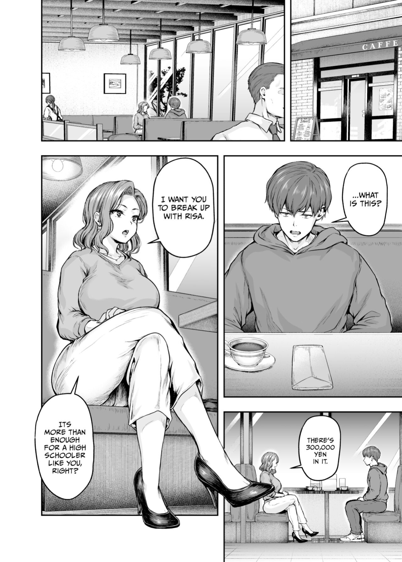 [Sazareito (Ohnaka Ito)] Mama ga Muchuu na Musume no Kareshi 1 - Kono Chinpo wa Kyouikujou Yoroshikunai node Mama ga Shori Shimasu. [Vivid Rabbit Translation]