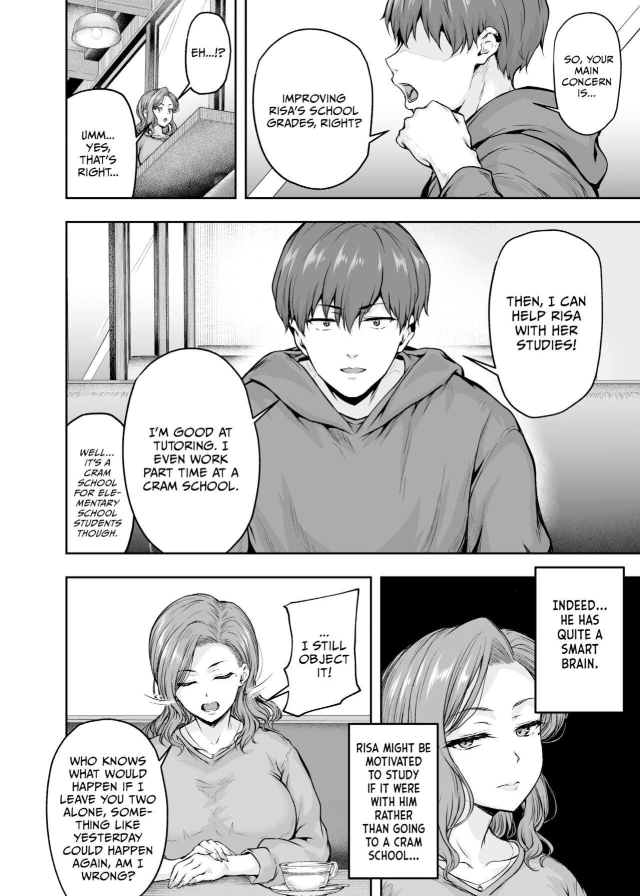 [Sazareito (Ohnaka Ito)] Mama ga Muchuu na Musume no Kareshi 1 - Kono Chinpo wa Kyouikujou Yoroshikunai node Mama ga Shori Shimasu. [Vivid Rabbit Translation]
