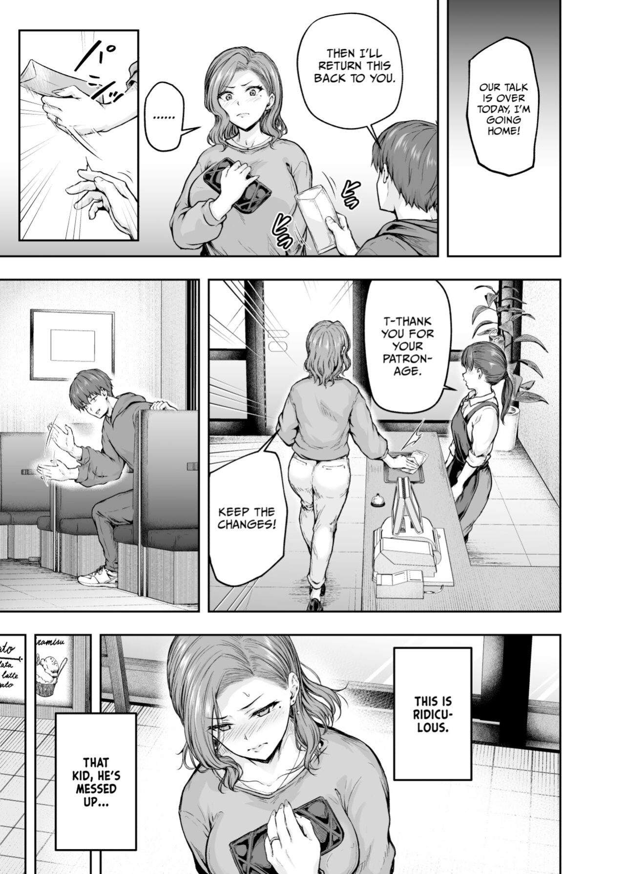 [Sazareito (Ohnaka Ito)] Mama ga Muchuu na Musume no Kareshi 1 - Kono Chinpo wa Kyouikujou Yoroshikunai node Mama ga Shori Shimasu. [Vivid Rabbit Translation]