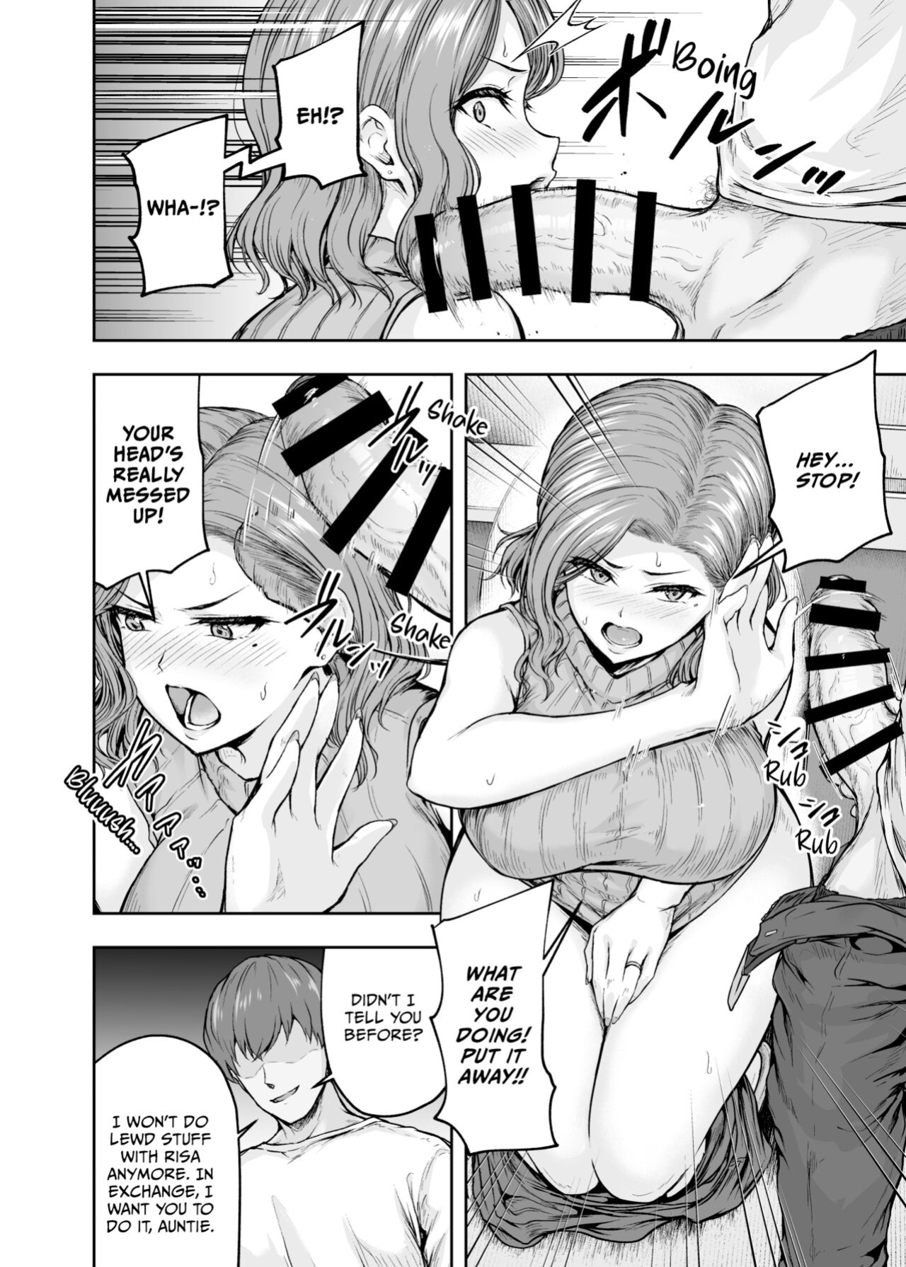 [Sazareito (Ohnaka Ito)] Mama ga Muchuu na Musume no Kareshi 1 - Kono Chinpo wa Kyouikujou Yoroshikunai node Mama ga Shori Shimasu. [Vivid Rabbit Translation]
