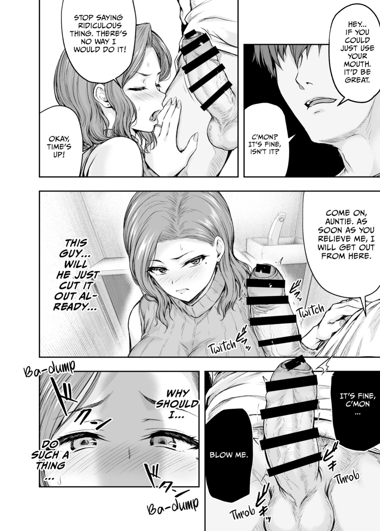[Sazareito (Ohnaka Ito)] Mama ga Muchuu na Musume no Kareshi 1 - Kono Chinpo wa Kyouikujou Yoroshikunai node Mama ga Shori Shimasu. [Vivid Rabbit Translation]