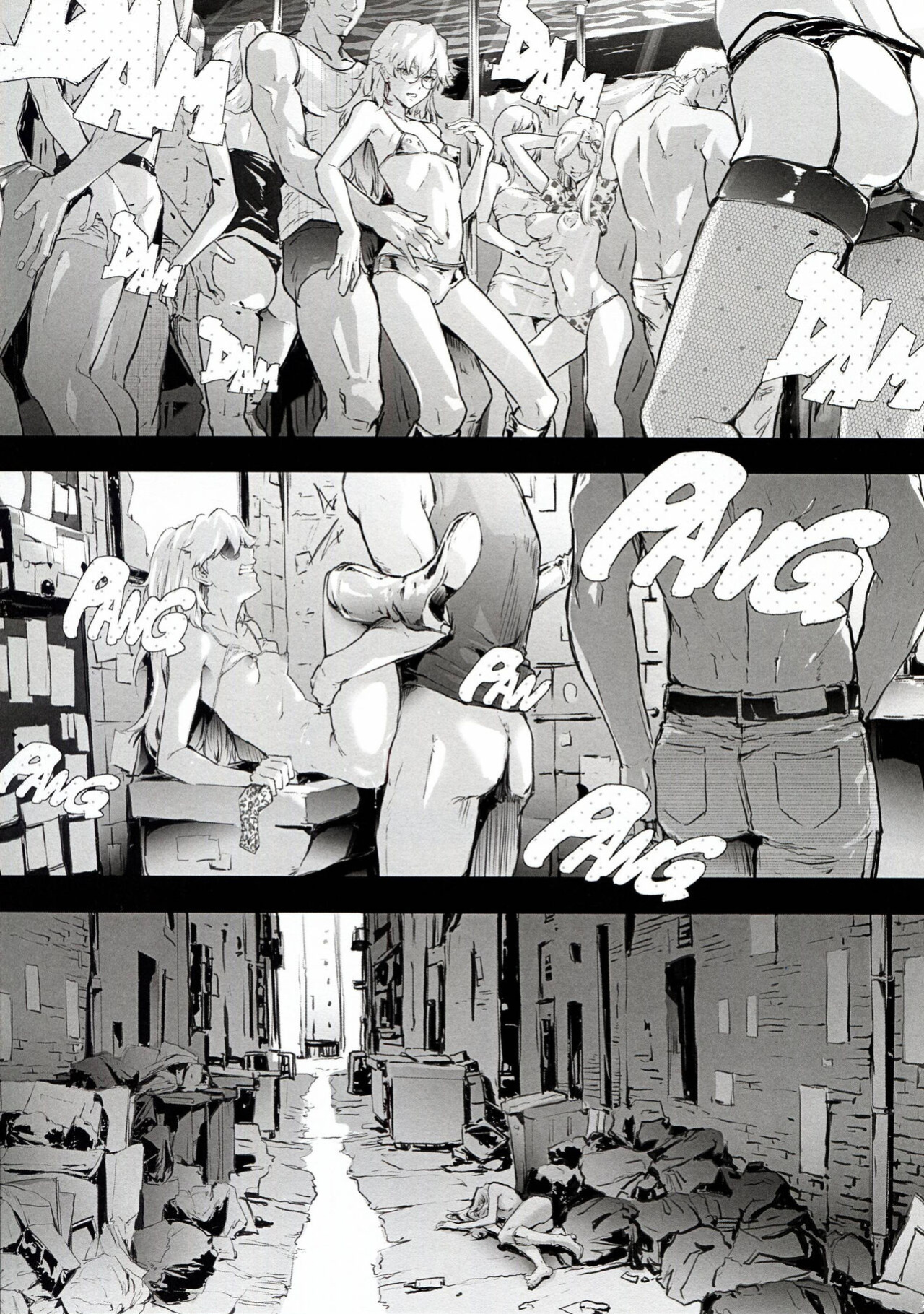 (C104) [ONOKORODOU (Shiki Takuto)] BITCH BITCH (BURN THE WITCH) [AI Translated]