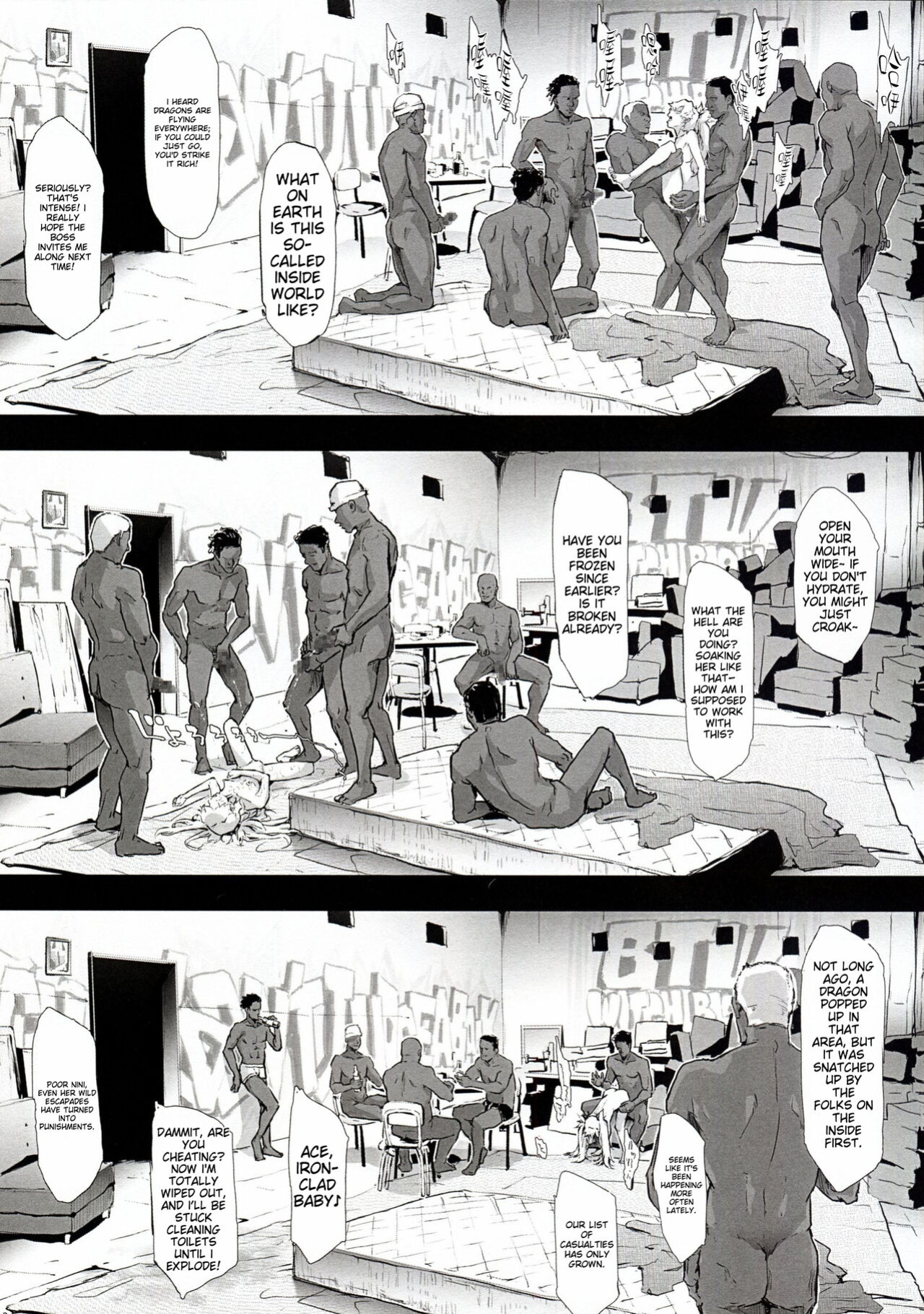 (C104) [ONOKORODOU (Shiki Takuto)] BITCH BITCH (BURN THE WITCH) [AI Translated]