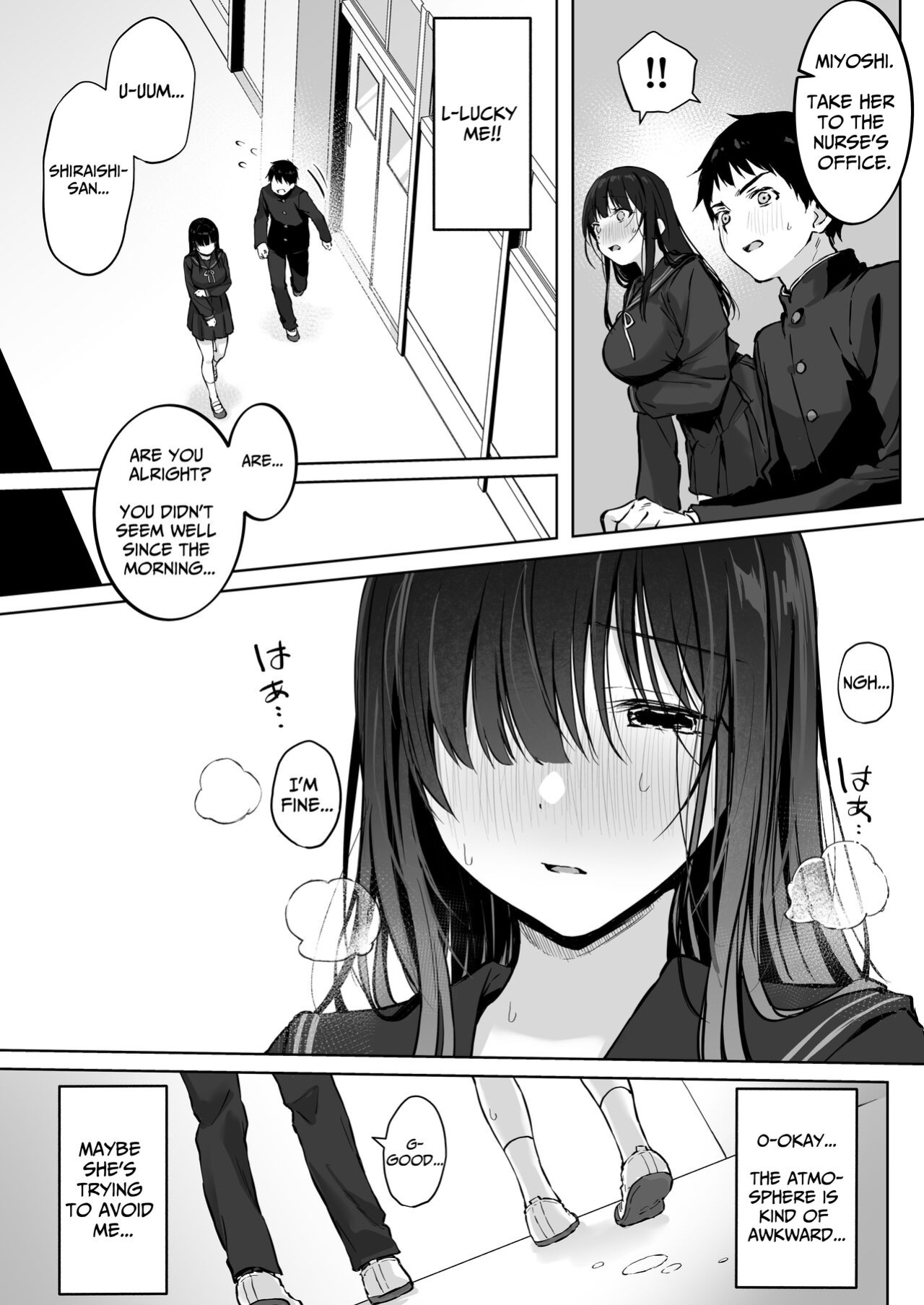 [Bicolor (Kuroshiro Neko)] Infirmary Sex with a Perverted Beautiful JK [Solid Rose]