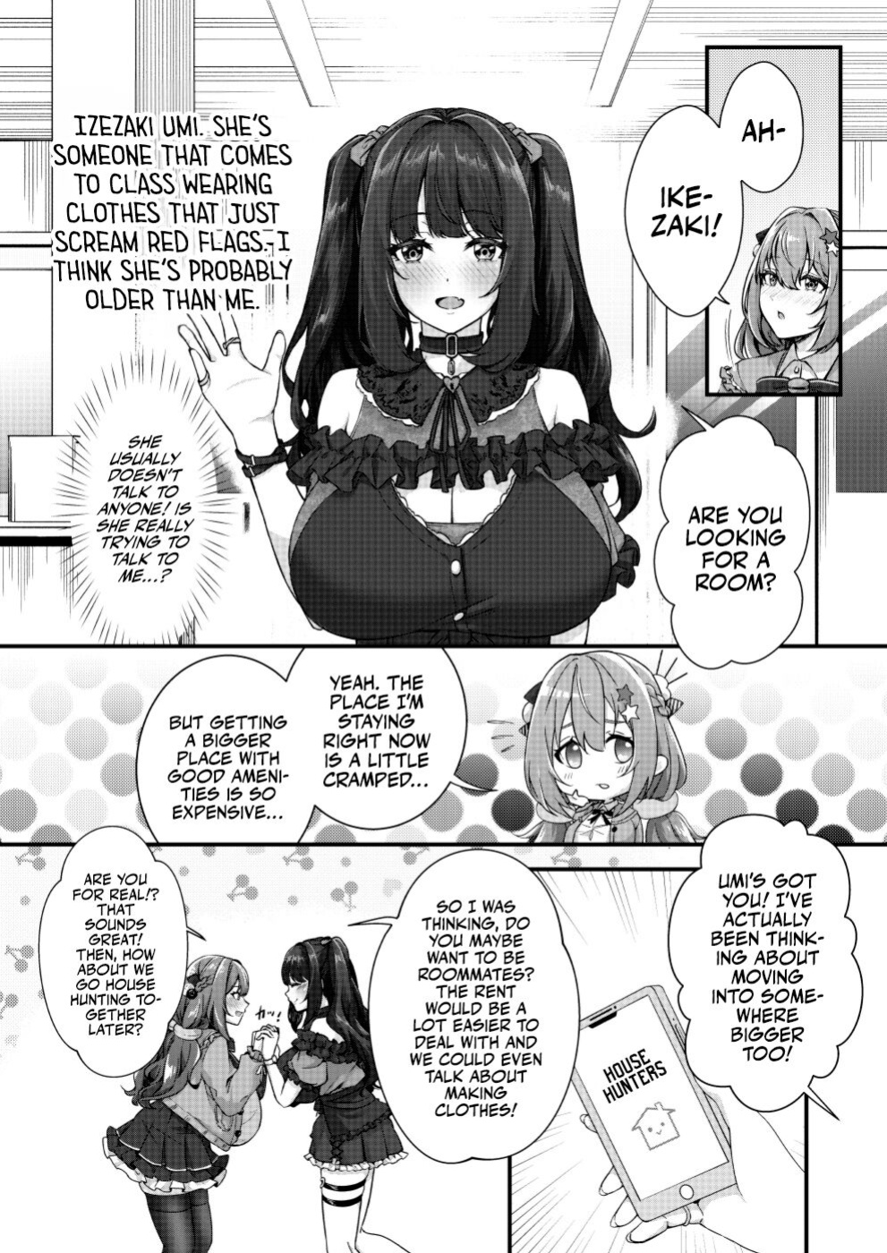 [Kannko Bokujyo (Kannko)] Mega Busty Breastmilk Constitution Me & Jirai-style Fashion Futanari Dickgirl's Cohabitation Life [A Cool Person]
