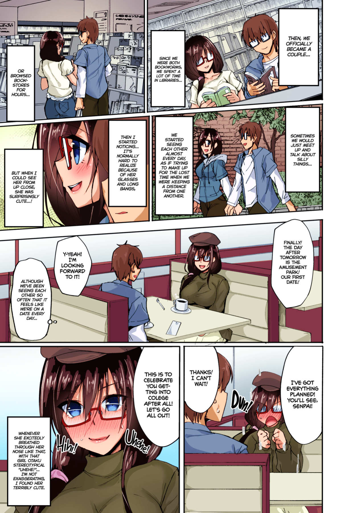 [Labomagi! (Takeda Aranobu)] Netorare Junior Girlfriend ~Taken and Fucked Behind His Back~ [Colorized]