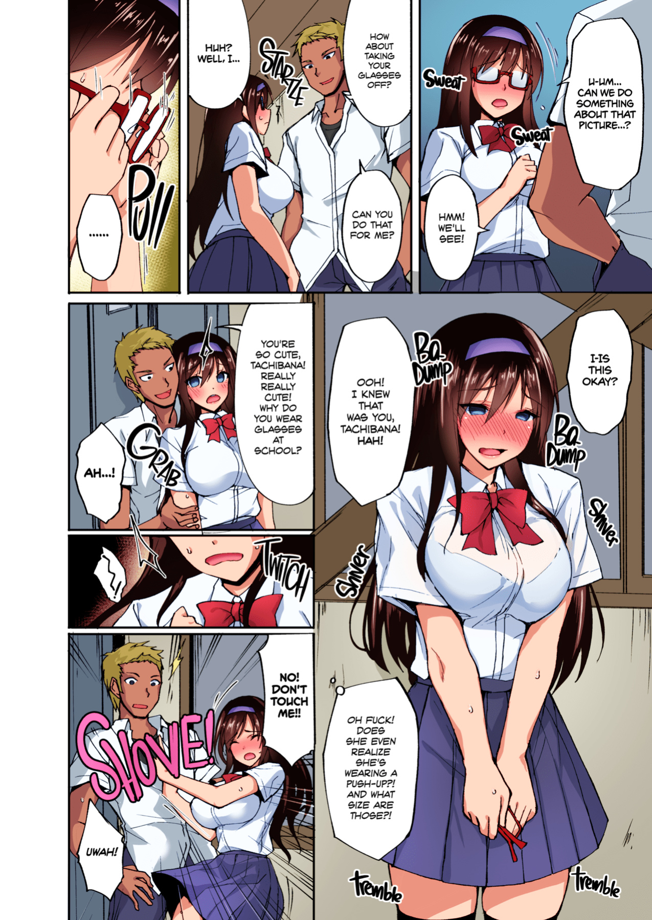 [Labomagi! (Takeda Aranobu)] Netorare Junior Girlfriend ~Taken and Fucked Behind His Back~ [Colorized]