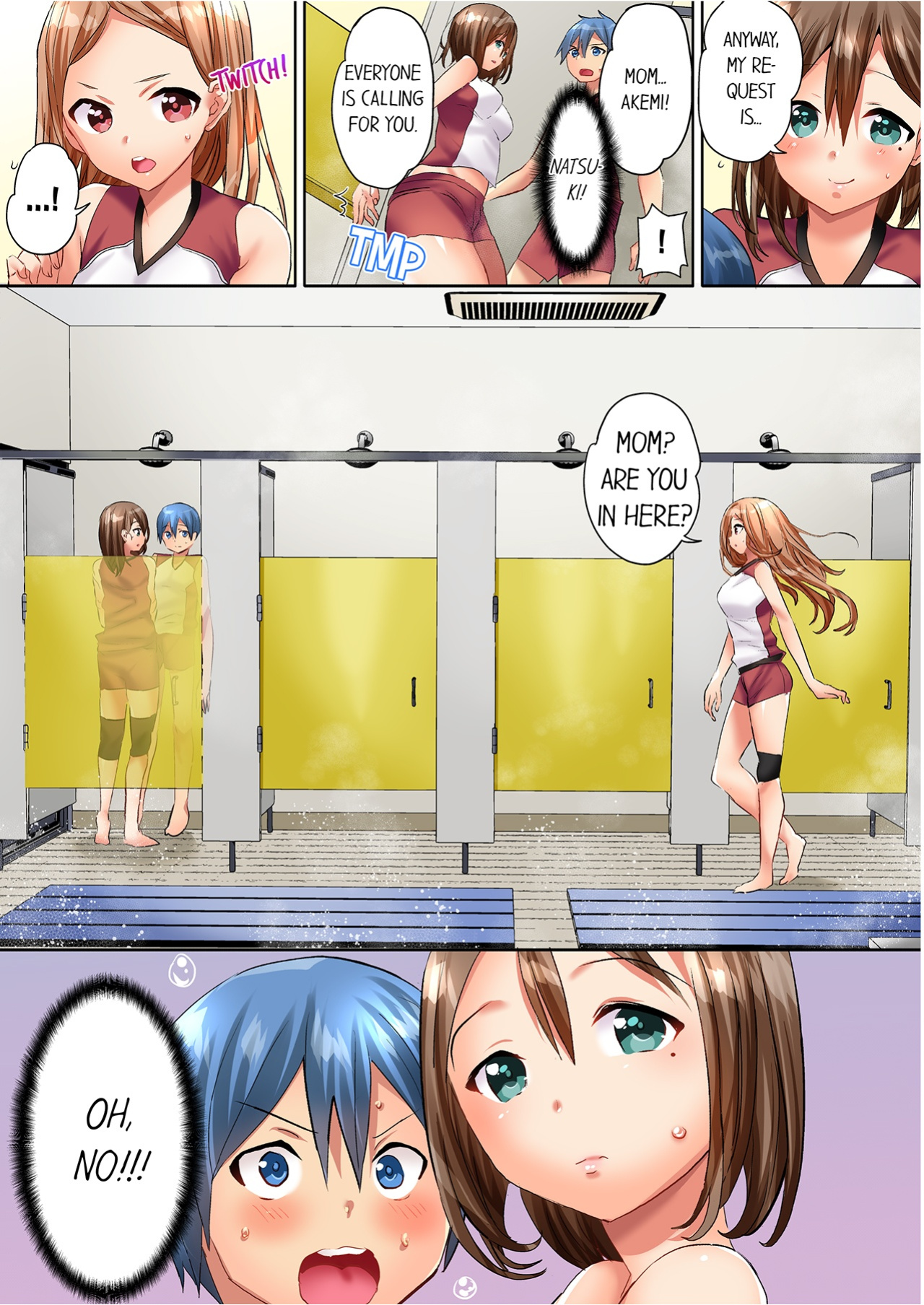 [Kazutaro] Hitozuma Volley-bu no Asedaku SEX ~Shower Abinagara Mitchaku Shichau? 1-3 | Married Women's Volleyball Club Sweaty Sex - We're Being Glued Together While Taking A Shower? 1-3