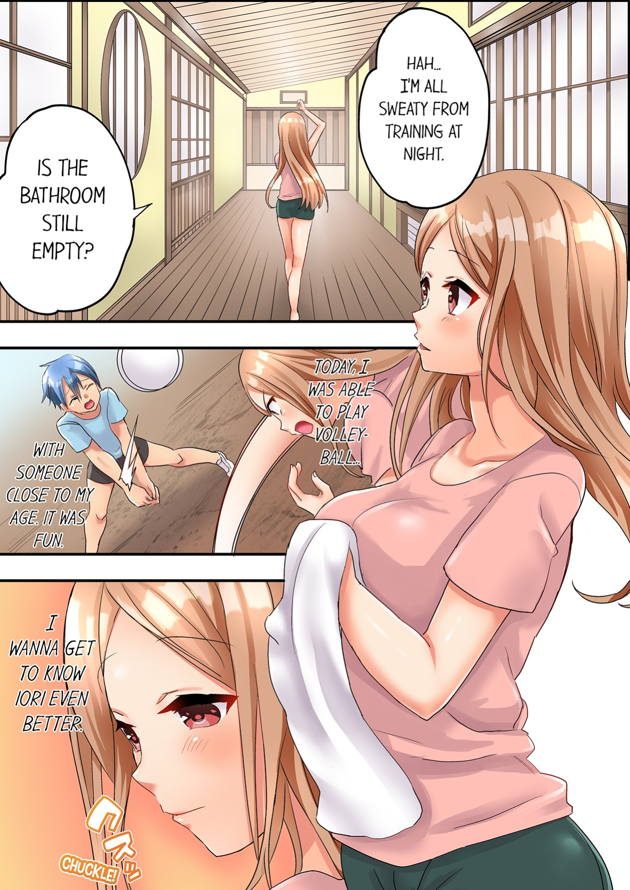 [Kazutaro] Hitozuma Volley-bu no Asedaku SEX ~Shower Abinagara Mitchaku Shichau? 1-3 | Married Women's Volleyball Club Sweaty Sex - We're Being Glued Together While Taking A Shower? 1-3