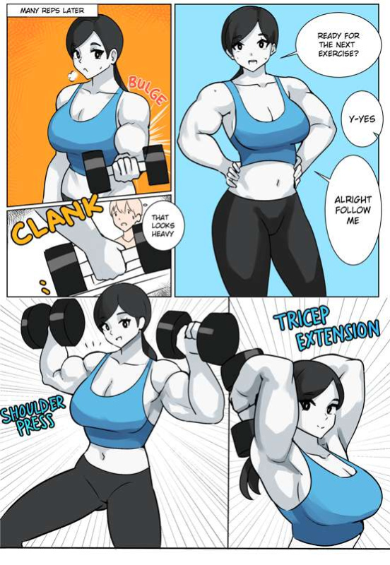 [Musctonk] Wii Fit Girl Comic
