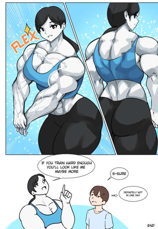 [Musctonk] Wii Fit Girl Comic