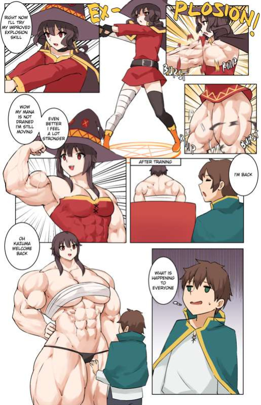 [Musctonk] Darkness & Yunyun + all Konosuba's girls
