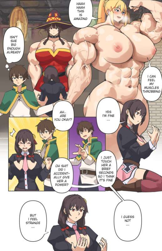 [Musctonk] Darkness & Yunyun + all Konosuba's girls