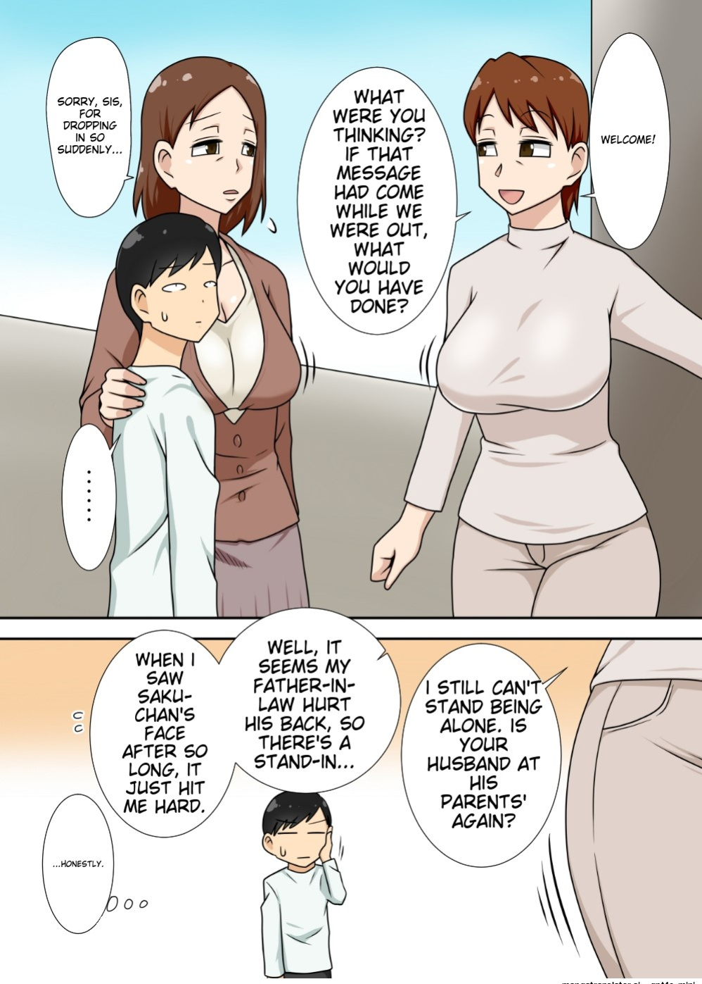 [Freehand Tamashii (DT Hone)] InCha no Oi to Oba to 〇〇 | Incha's nephew and aunt