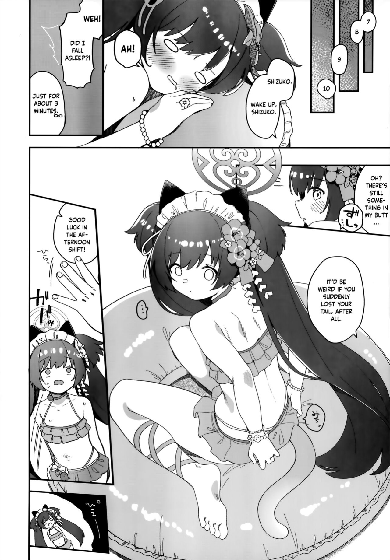 (C104) [Turuturuodeco (Deco)] Kouwa Shizuko ni Nyannyansshite Morau Hon | A Book in Which I Get Kawawa Shizuko to Meow For Me (Blue Archive) [Douzo Lad Translations]
