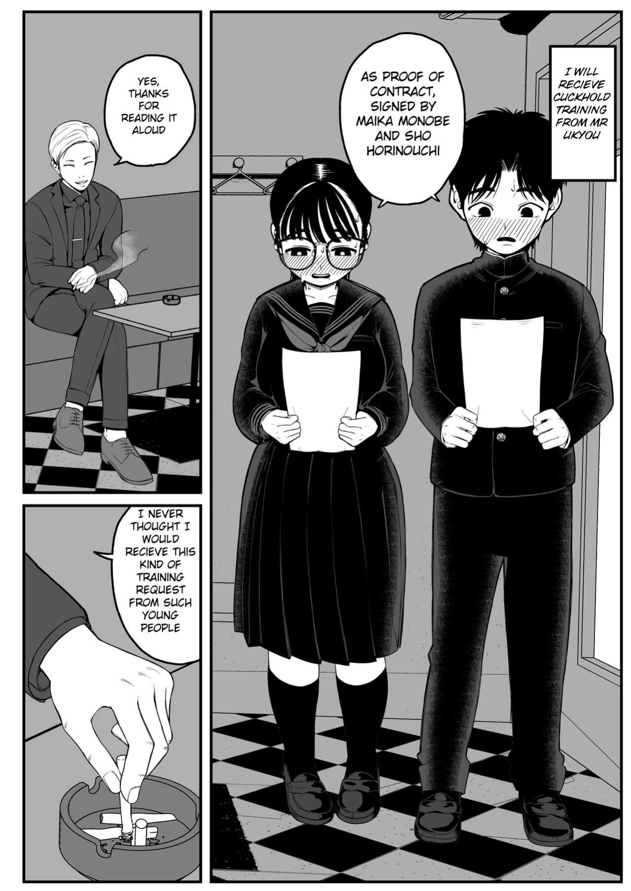 [Dochakuso Happy! (Yumekawa Dododo-chan)] Boku to Kanojo to Goshujin-sama no Fuyuyasumi