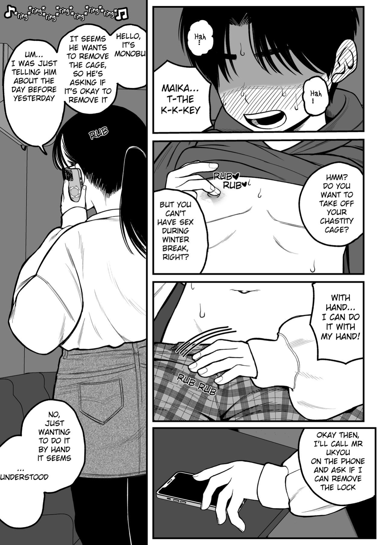 [Dochakuso Happy! (Yumekawa Dododo-chan)] Boku to Kanojo to Goshujin-sama no Fuyuyasumi