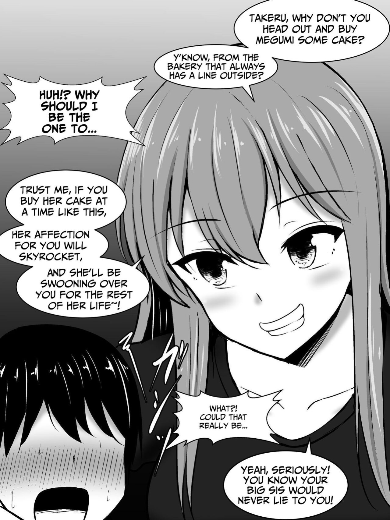 [Sazameki Dori (Sazameki)] My Amazing Girlfriend Was Cucked From Me By My Big Dick Sister!? [Kusanuu]