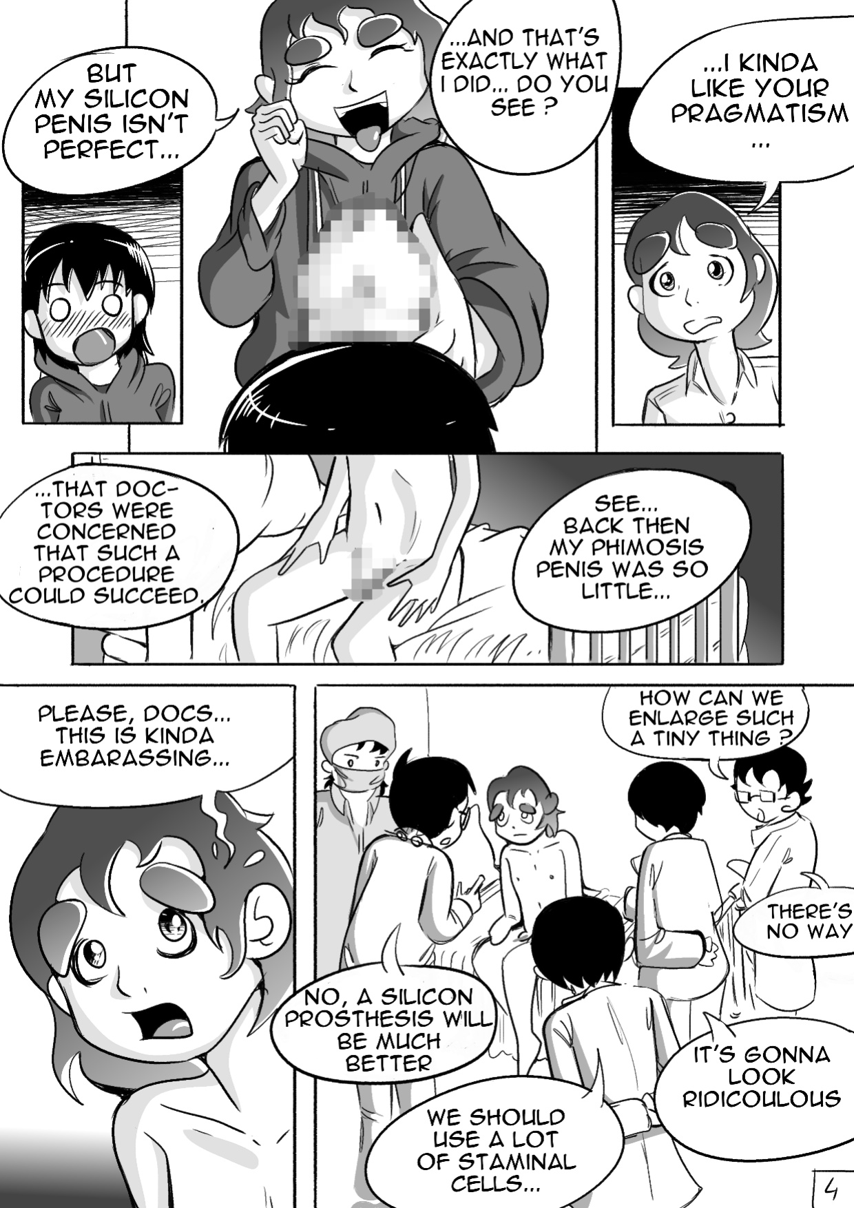 I tried female hormones to become a crossdresser Idol (black and white)
